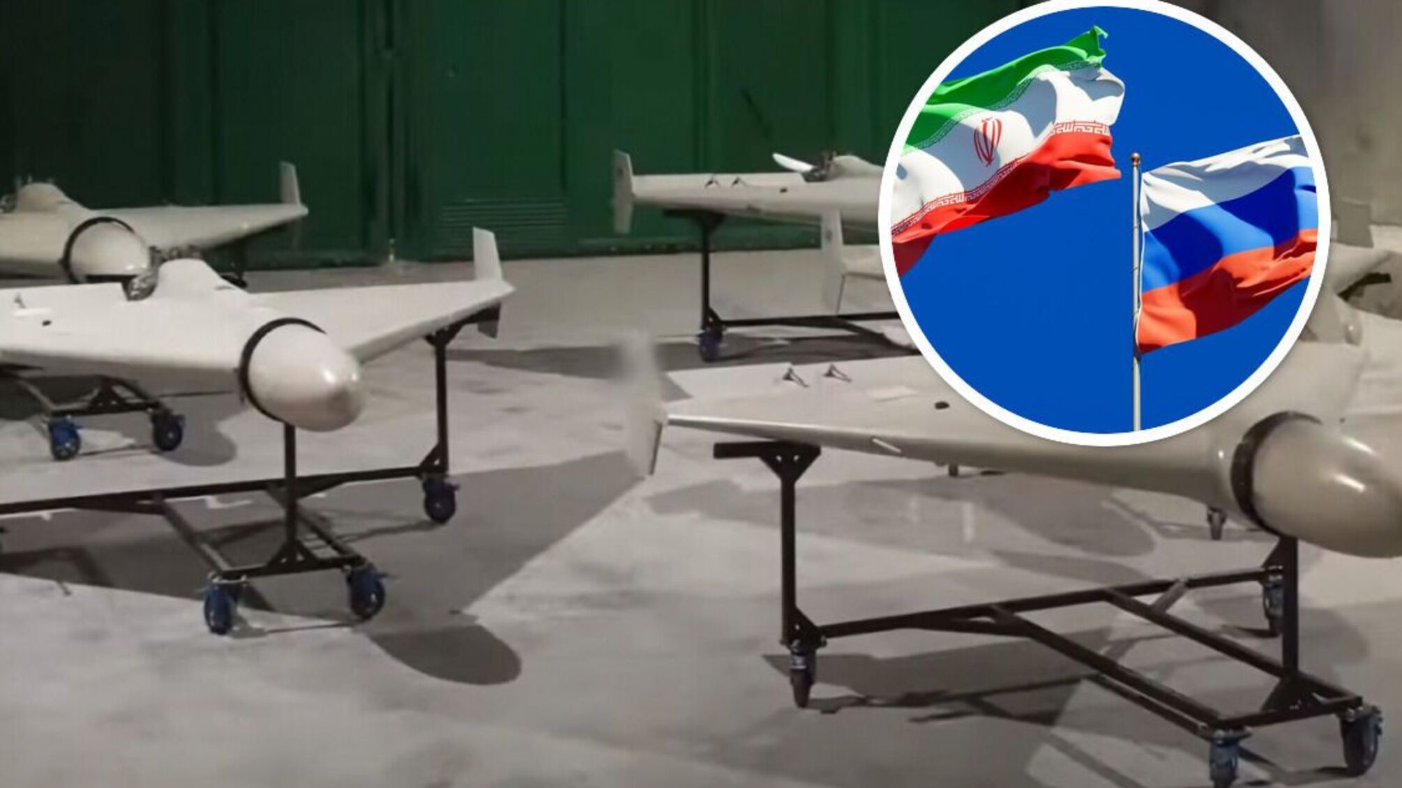 іран допомагає росії з поставками нових партій дронів-камікадзе
