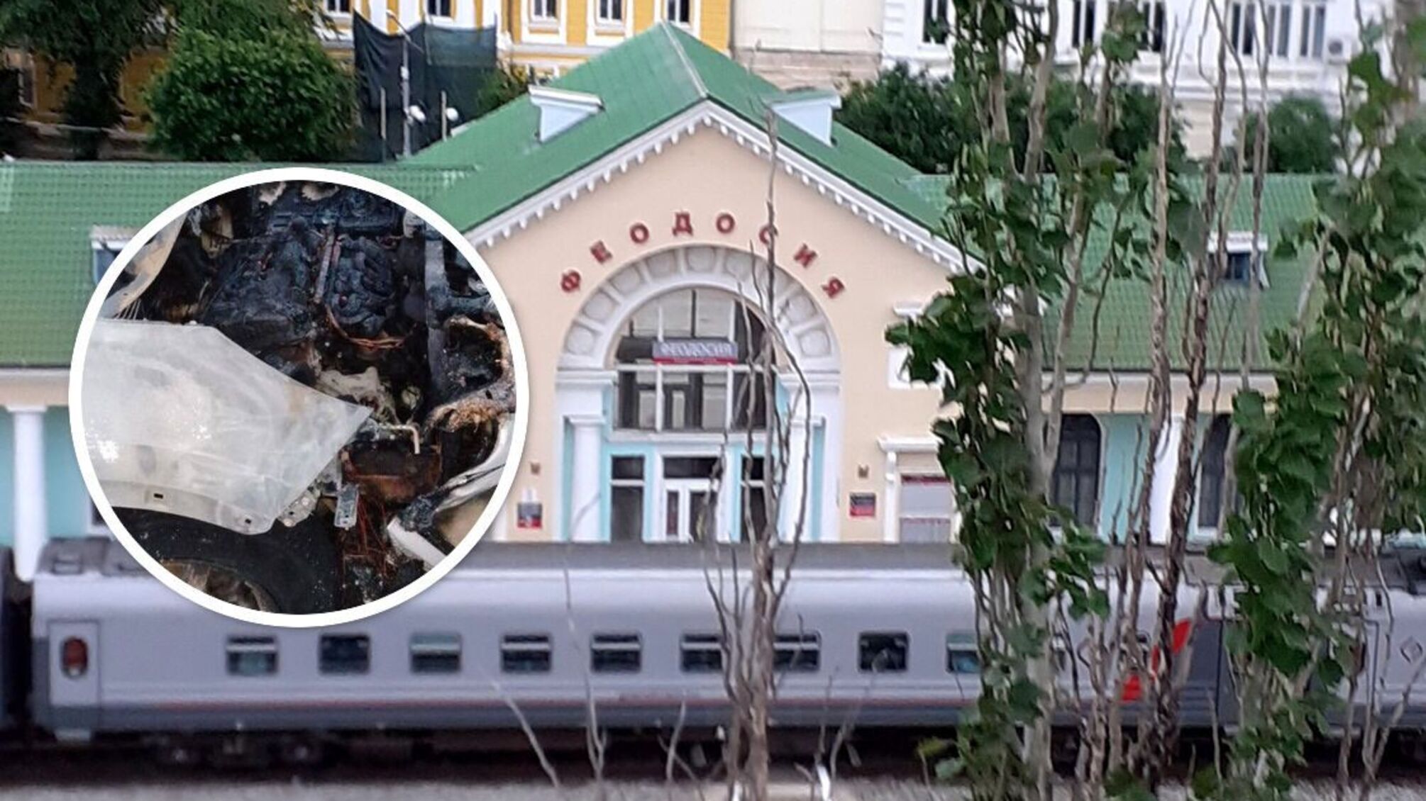 У Криму палять автівки з символом країни-агресорки