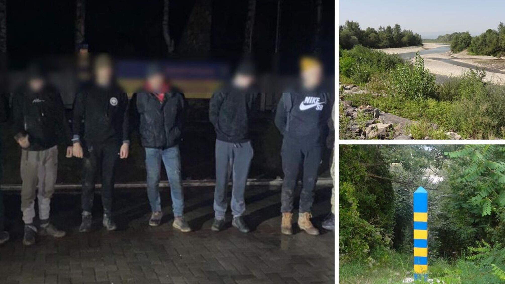 Беглецы от мобилизации, которых держали в 10 м от реки Тиса на Закарпатье