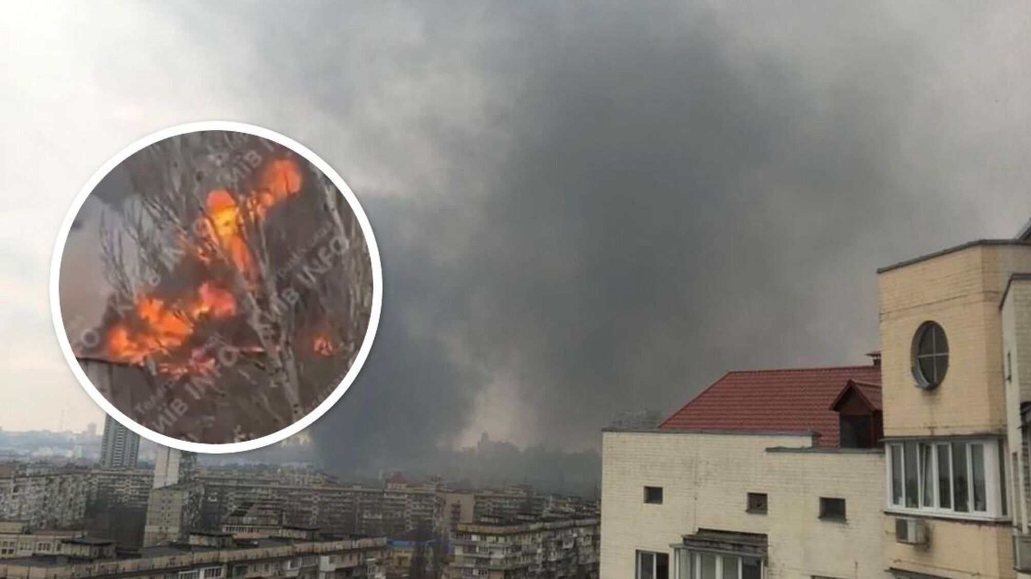 В Киеве – пожар на предприятии, дыма становится все больше: что известно (обновление)