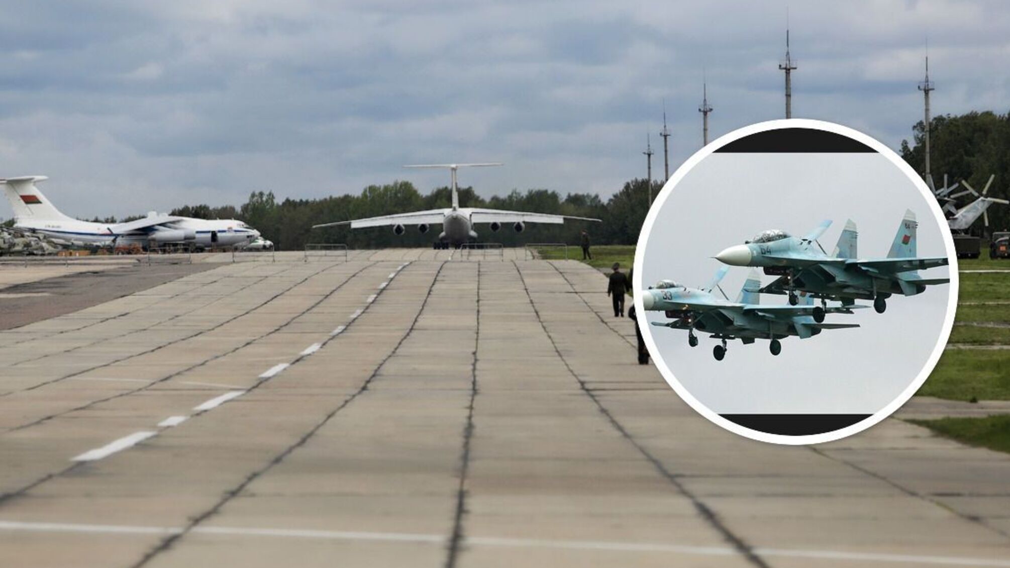 На аэродроме 'Мачулищи' в Беларуси произошло два взрыва: что известно