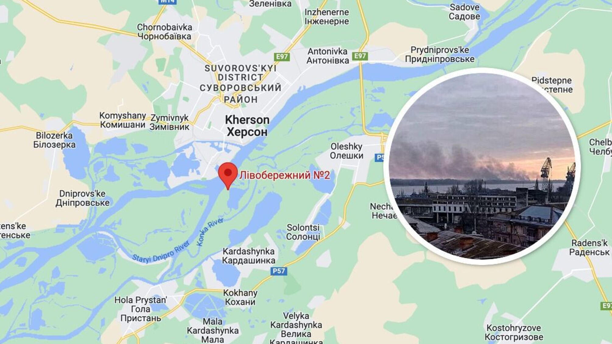 Оккупанты атаковали Левобережный остров под Херсоном