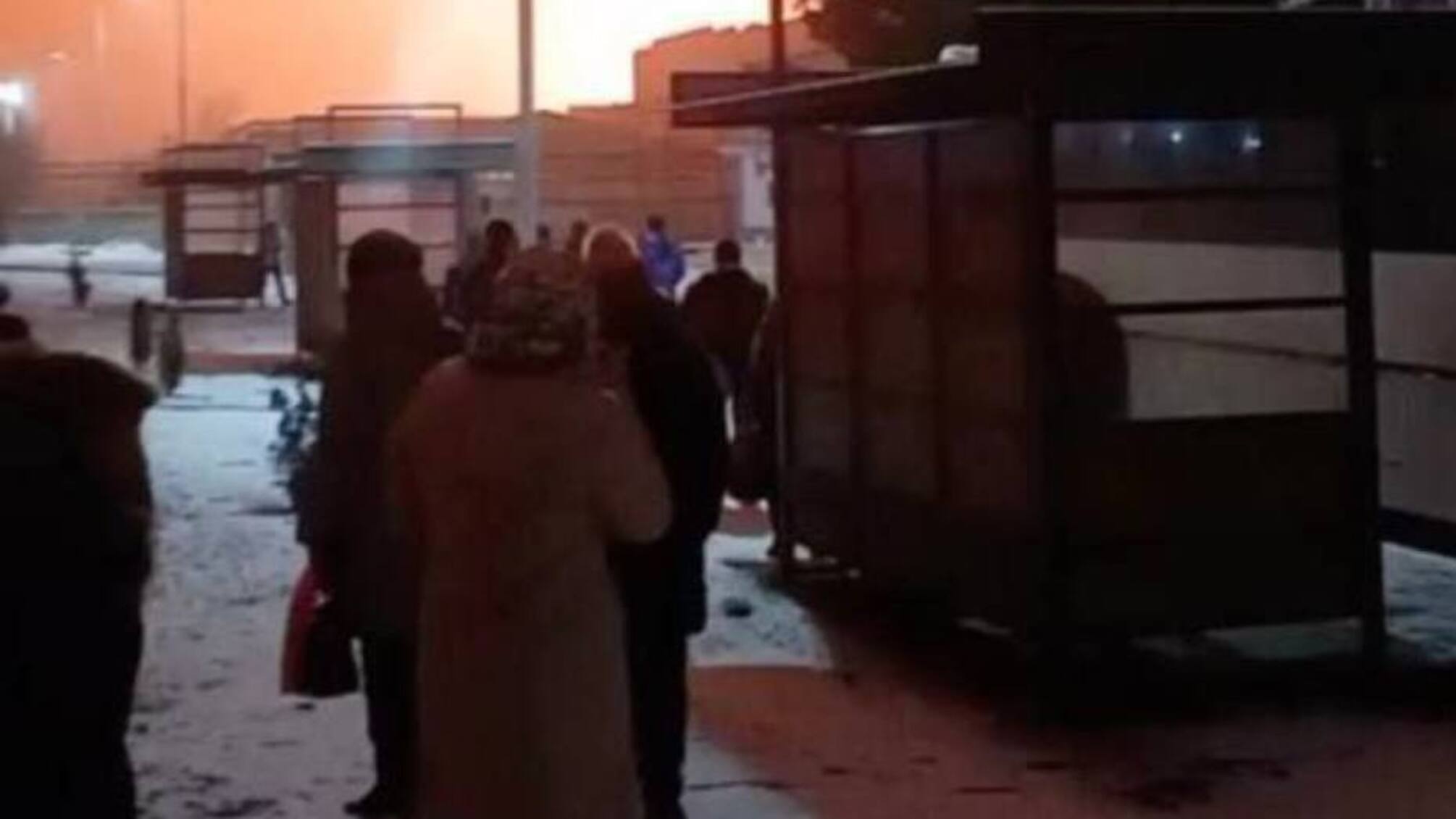 У Бєлгороді горить промисловий об'єкт у Борисівському районі