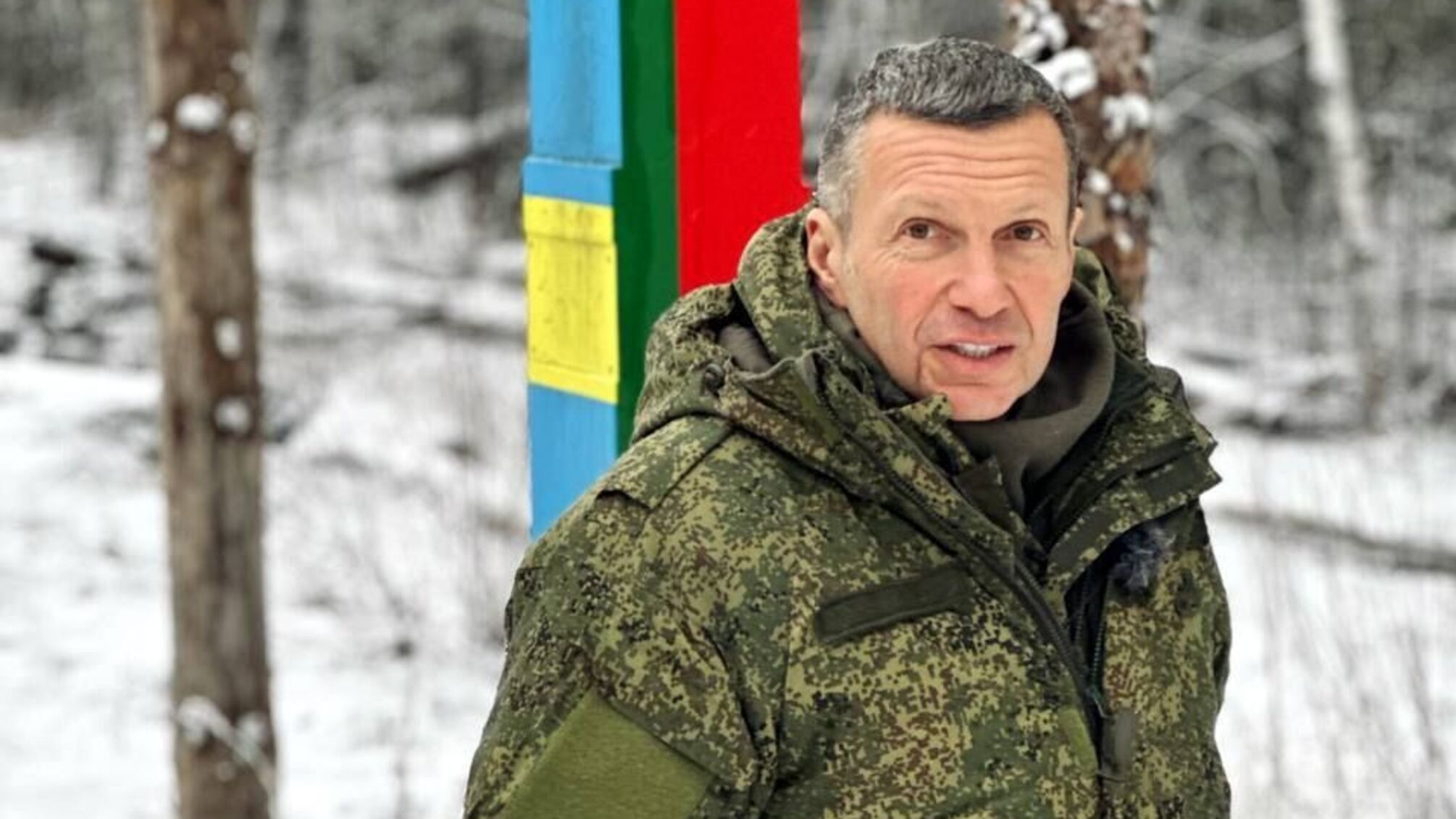 Соловьев на украино-белорусской границе