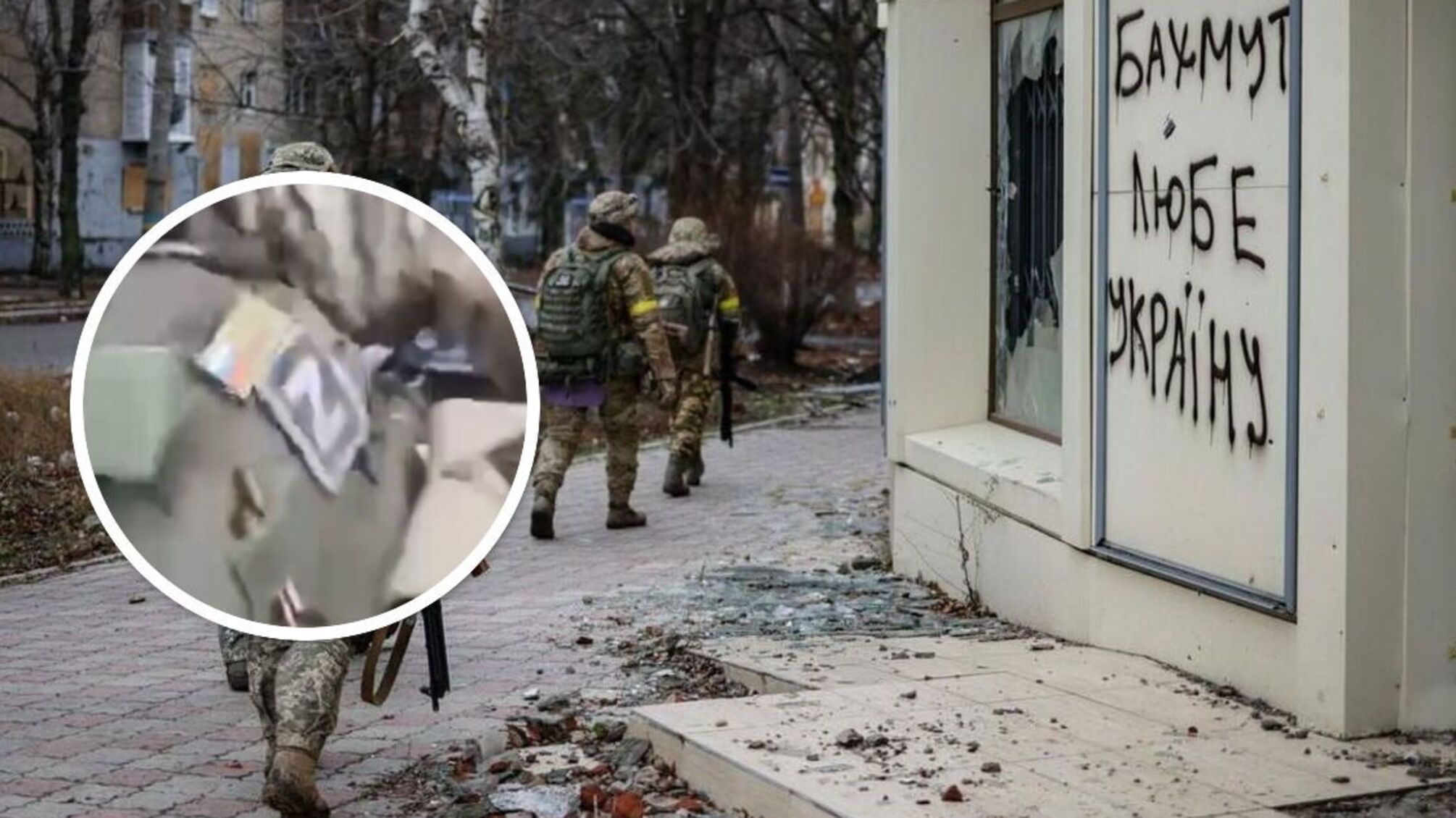 Наемники ЧВК 'Вагнер' - в полях под Бахмутом Донецкой области