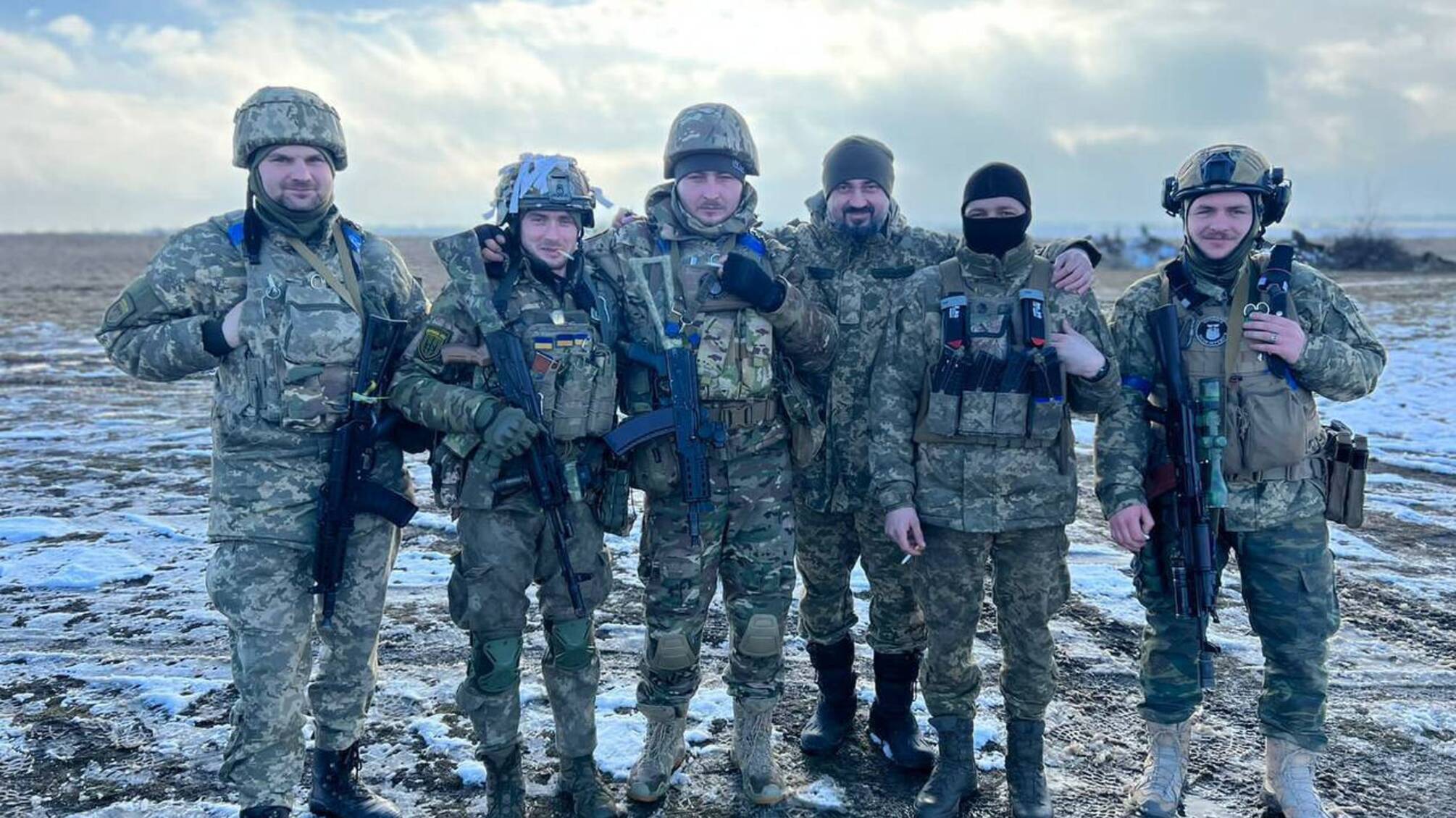 Добровольцы УДА на передовой