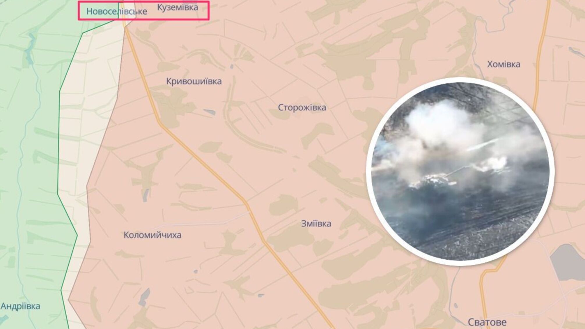 Окупанти обстріляли залізничну станцію Куземівка на Луганщині – ймовірно, після відступу 