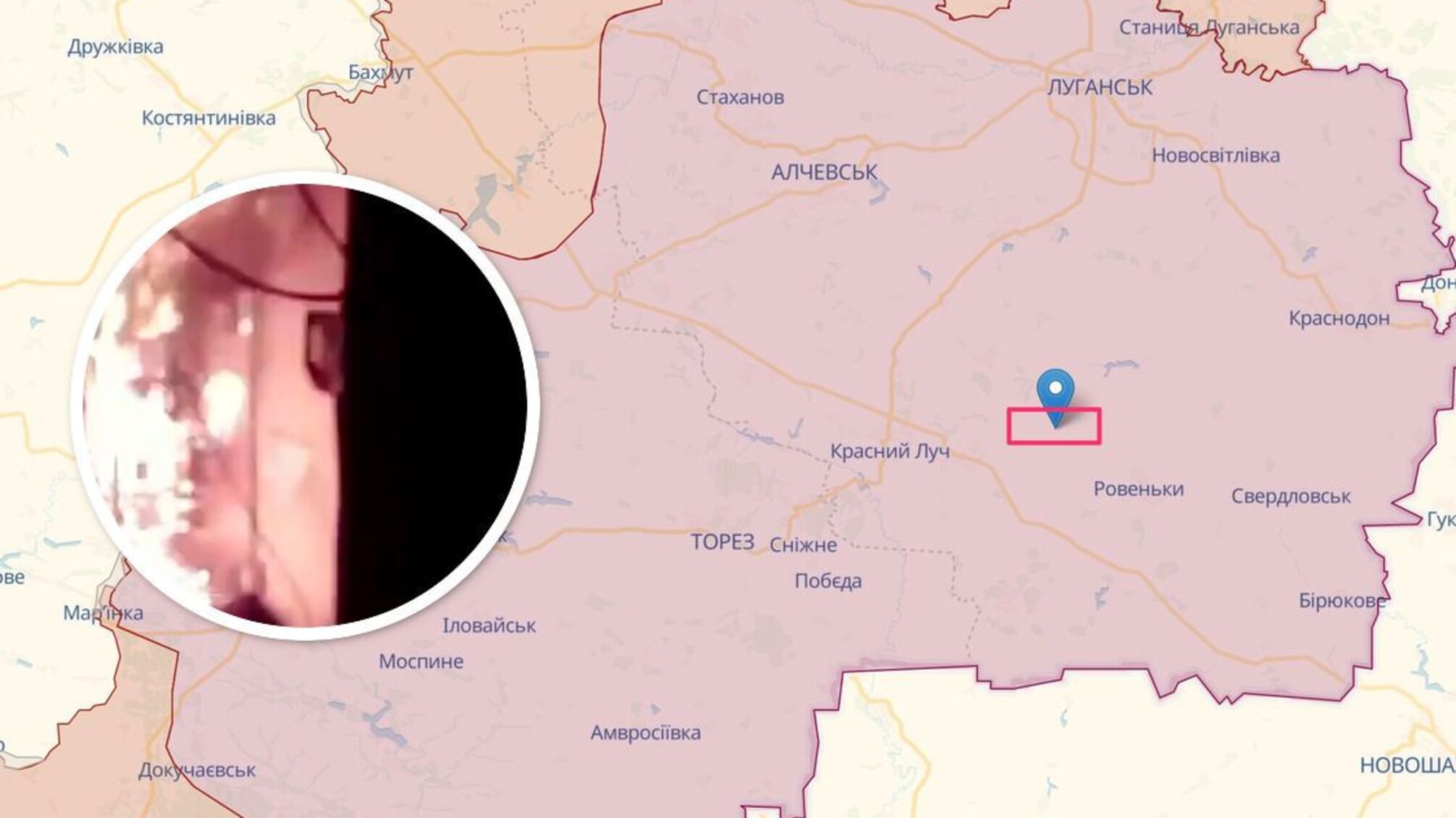 Горить-палає: на окупованій Луганщині партизани підпалили пункт керування залізницею (відео)