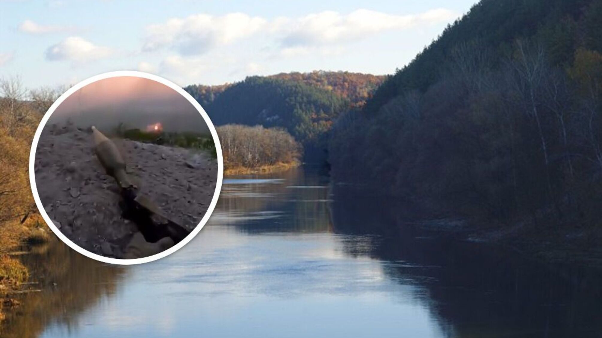 ЗСУ показали кадри бою над річкою Сіверський Донець