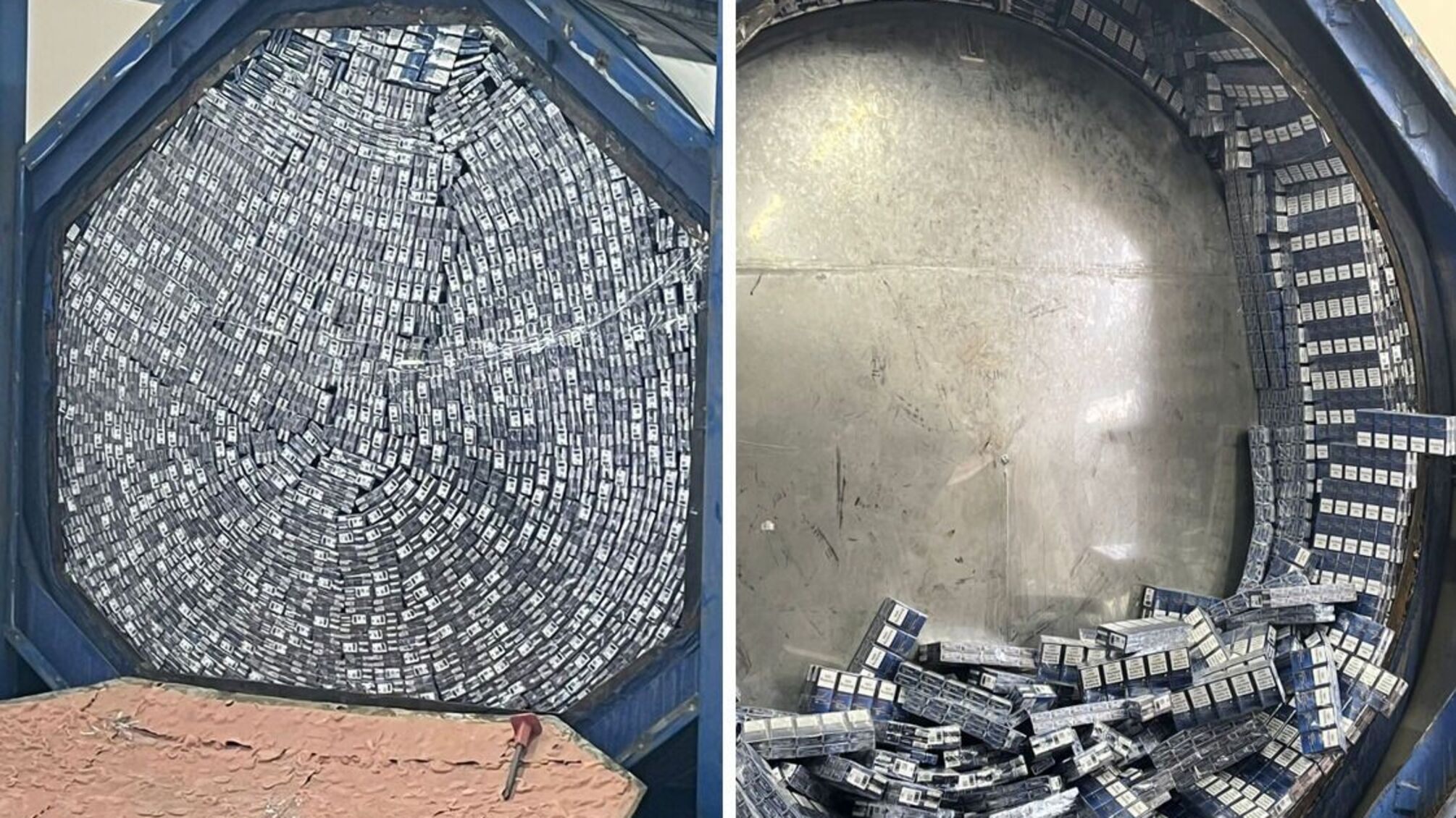 на Буковине обнаружили контрабандную цистерну с 200 ящиками сигарет на 6 млн грн