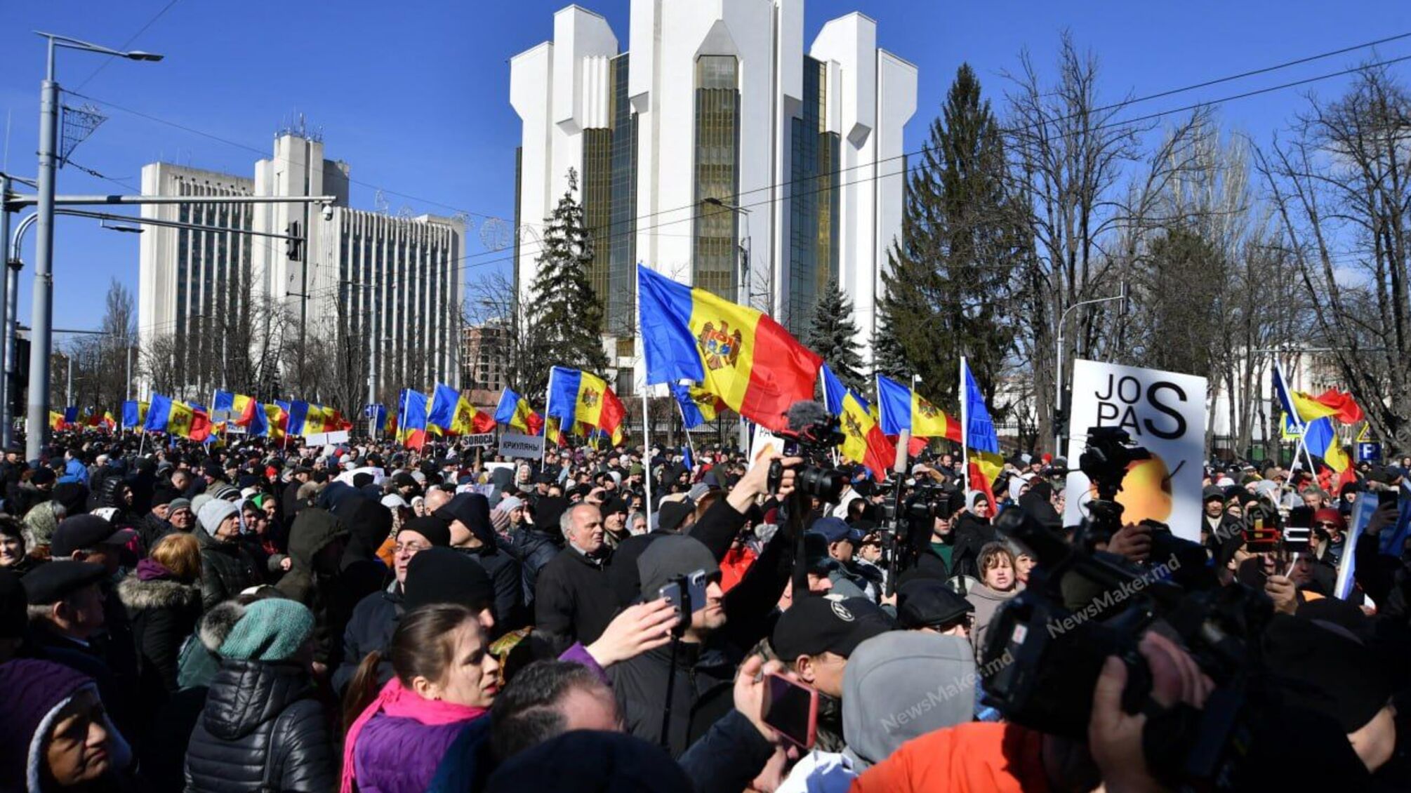 Пророссийские митинги в Молдове