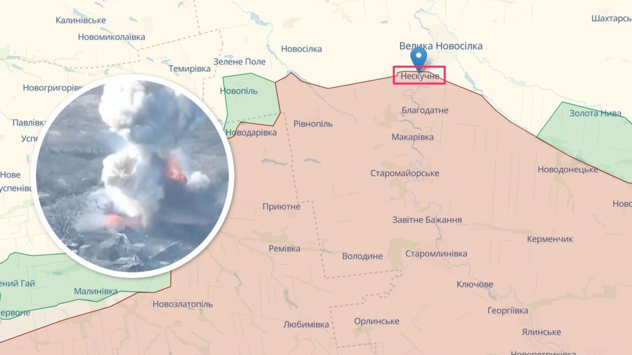 Подвійний удар: під Великою Новосілкою бійці 1-ї  і 128-ї бригад спалили російський танк Т-80У (відео)
