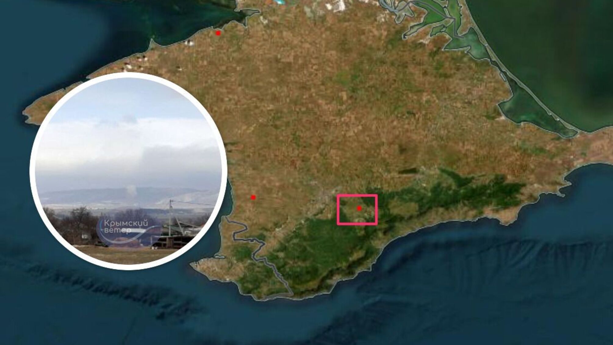 'Сверхзвук' в Крыму: в Перевальном – взрыв возле базы предателей из 126-й бригады ЧФ (видео)