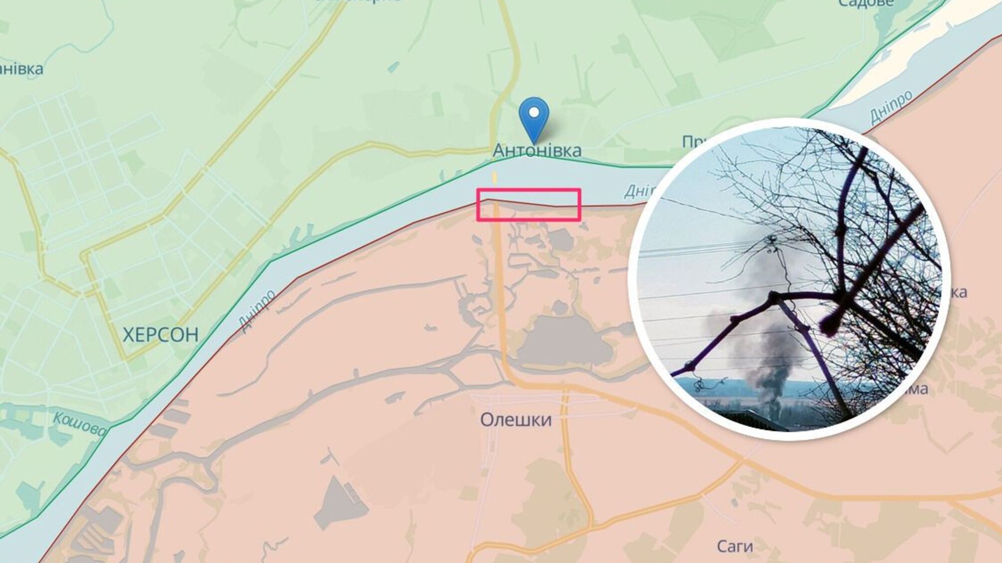 'Хлопок' за Антоновским мостом: накрыли огневую точку россиян