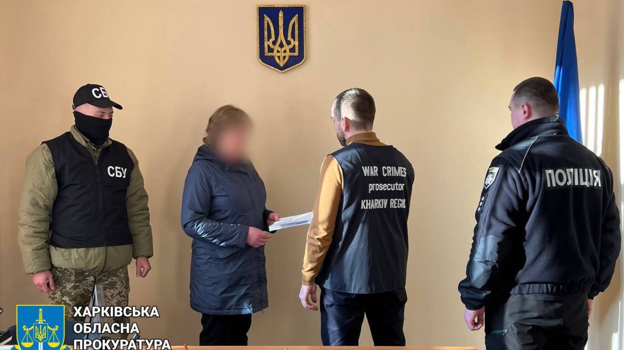 Взята под стражу коллаборантка, которая во время оккупации Харьковщины стала 'чиновницей'