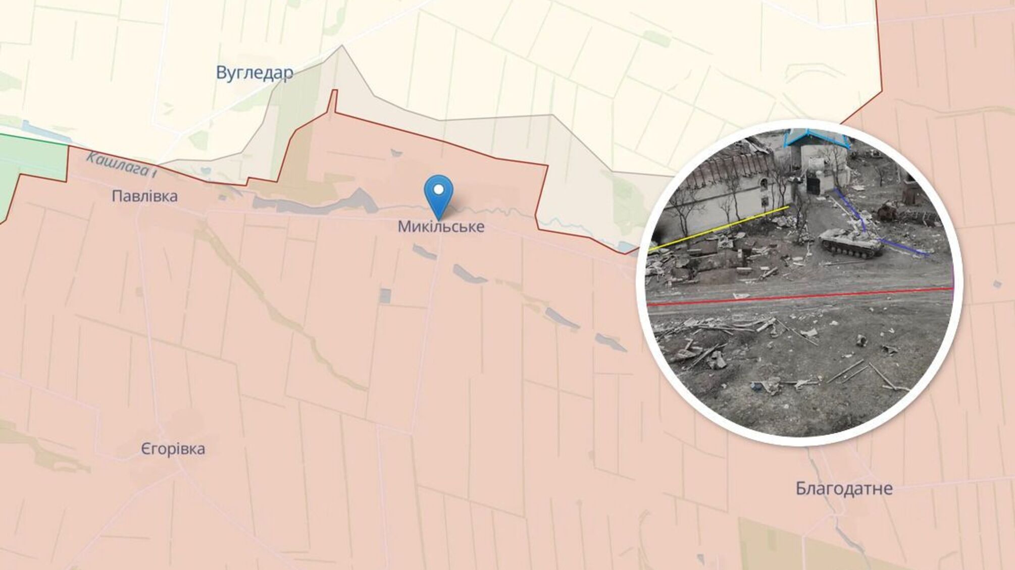 'Чорні запорожці' ЗСУ знищили російську БМП-2 під Вугледаром