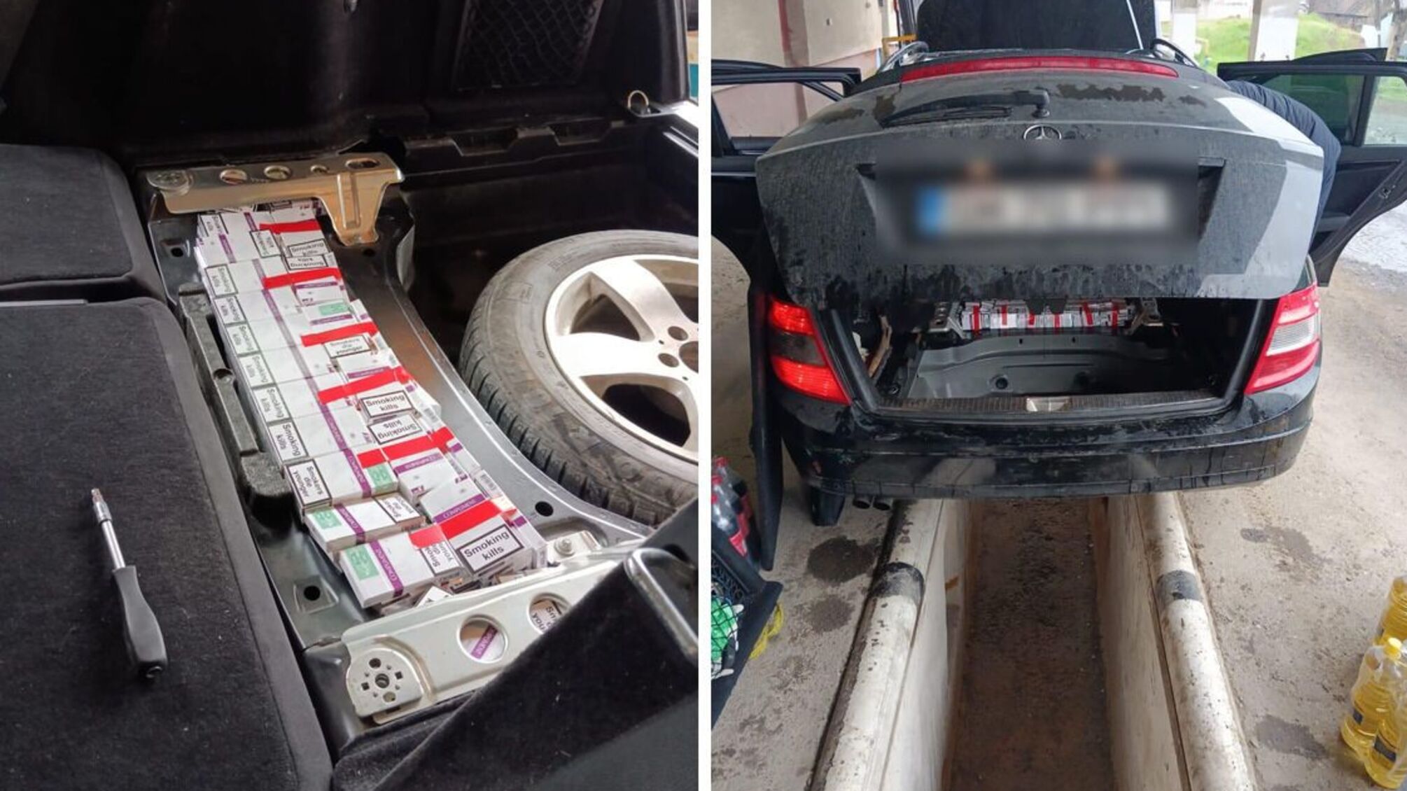 на кордоні до України митники зупинили іноземця, який хотів заробити на контрабанді, але залишився без 'Мерседеса'