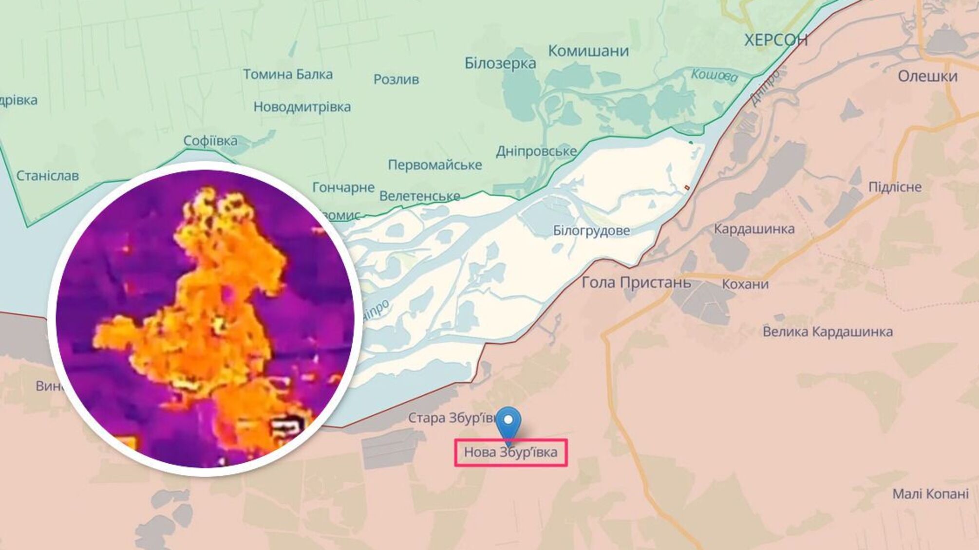 'Хлопок' в Новой Збурьевке на левобережье Херсонщины