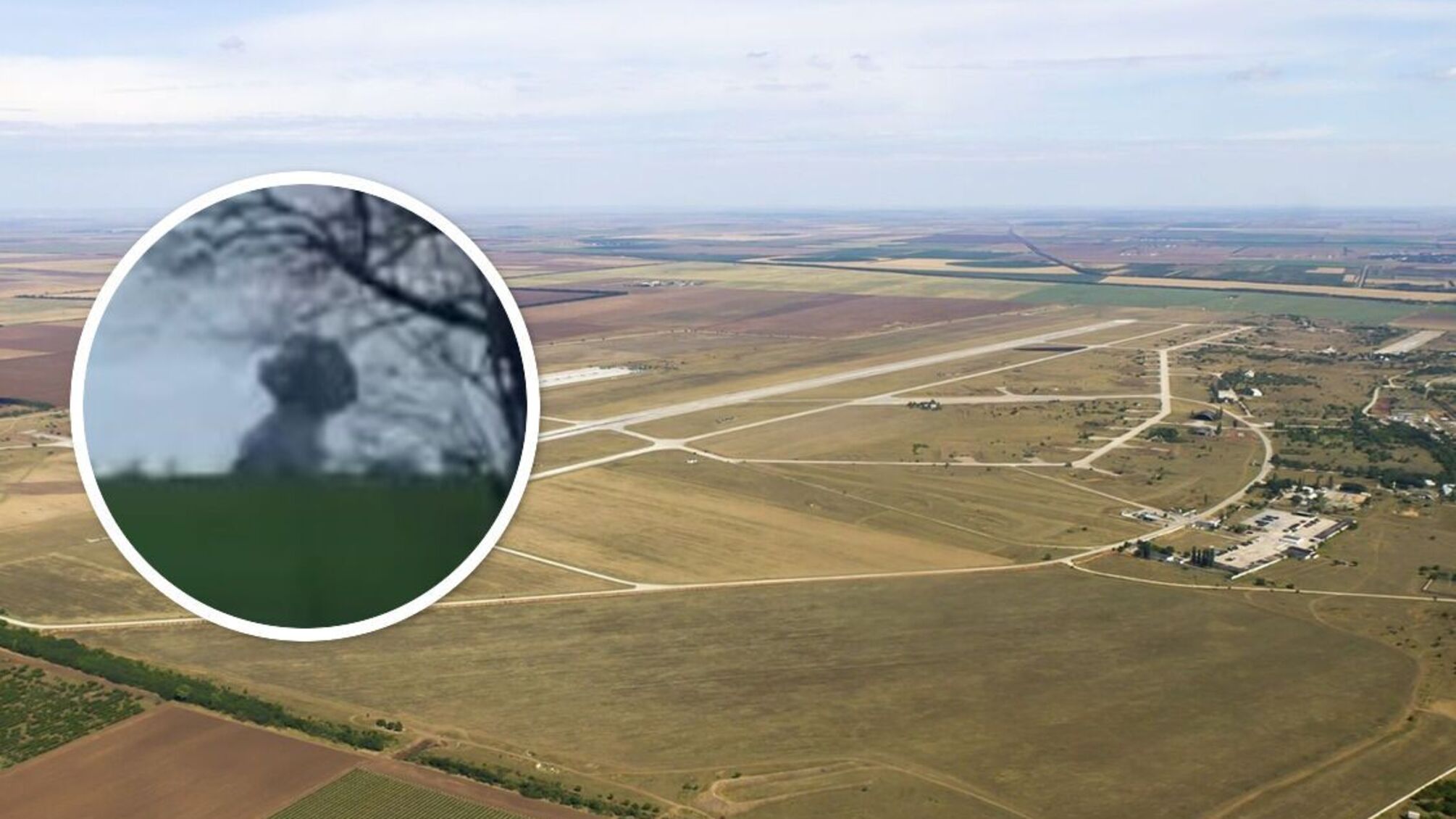 В Гвардейском под Севастополем – военная часть армии РФ и авиабаза