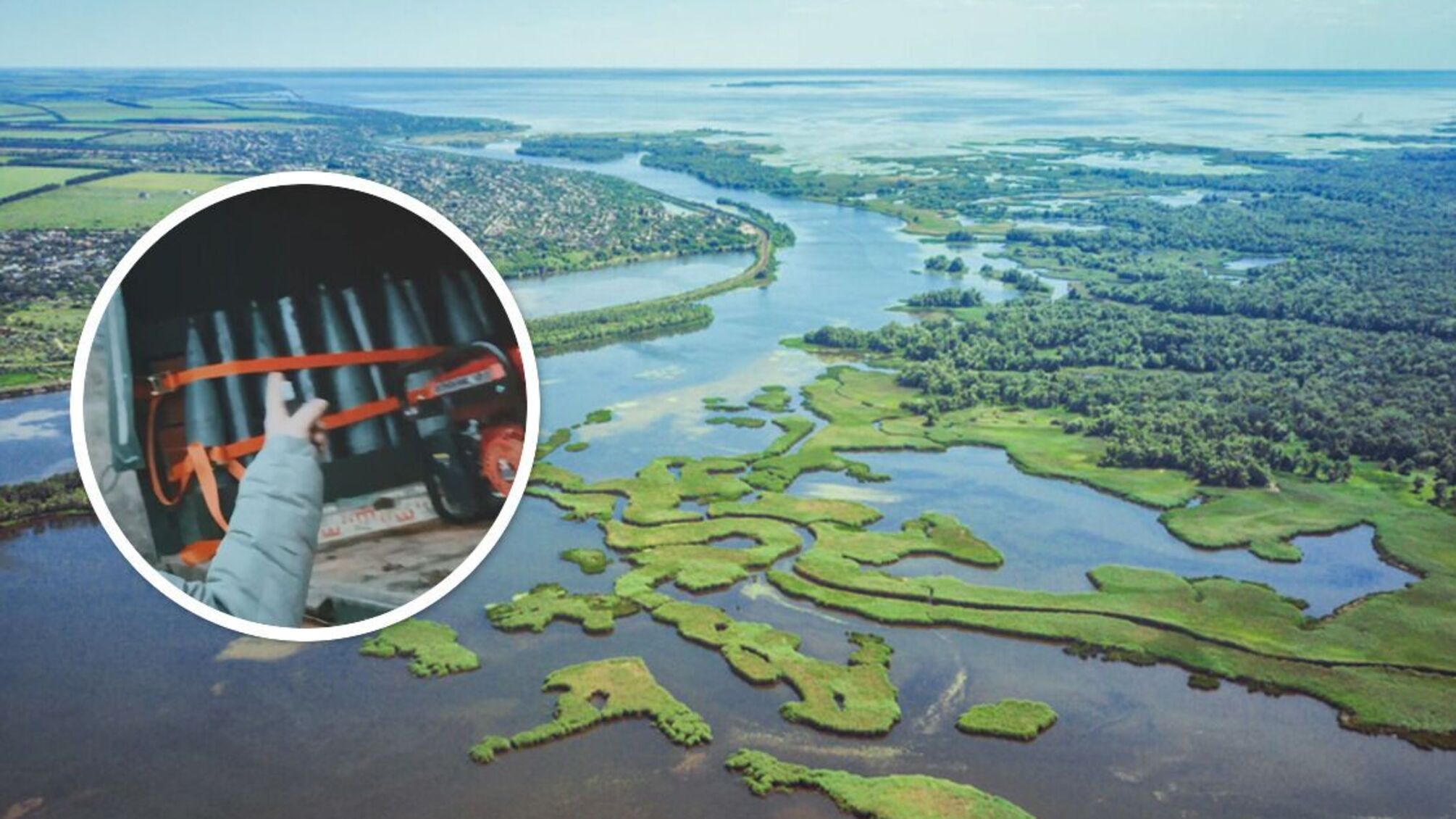 Днепровские плавни на левобережье - место, которое армия рф использует для ударов по мирному населению Херсонщины