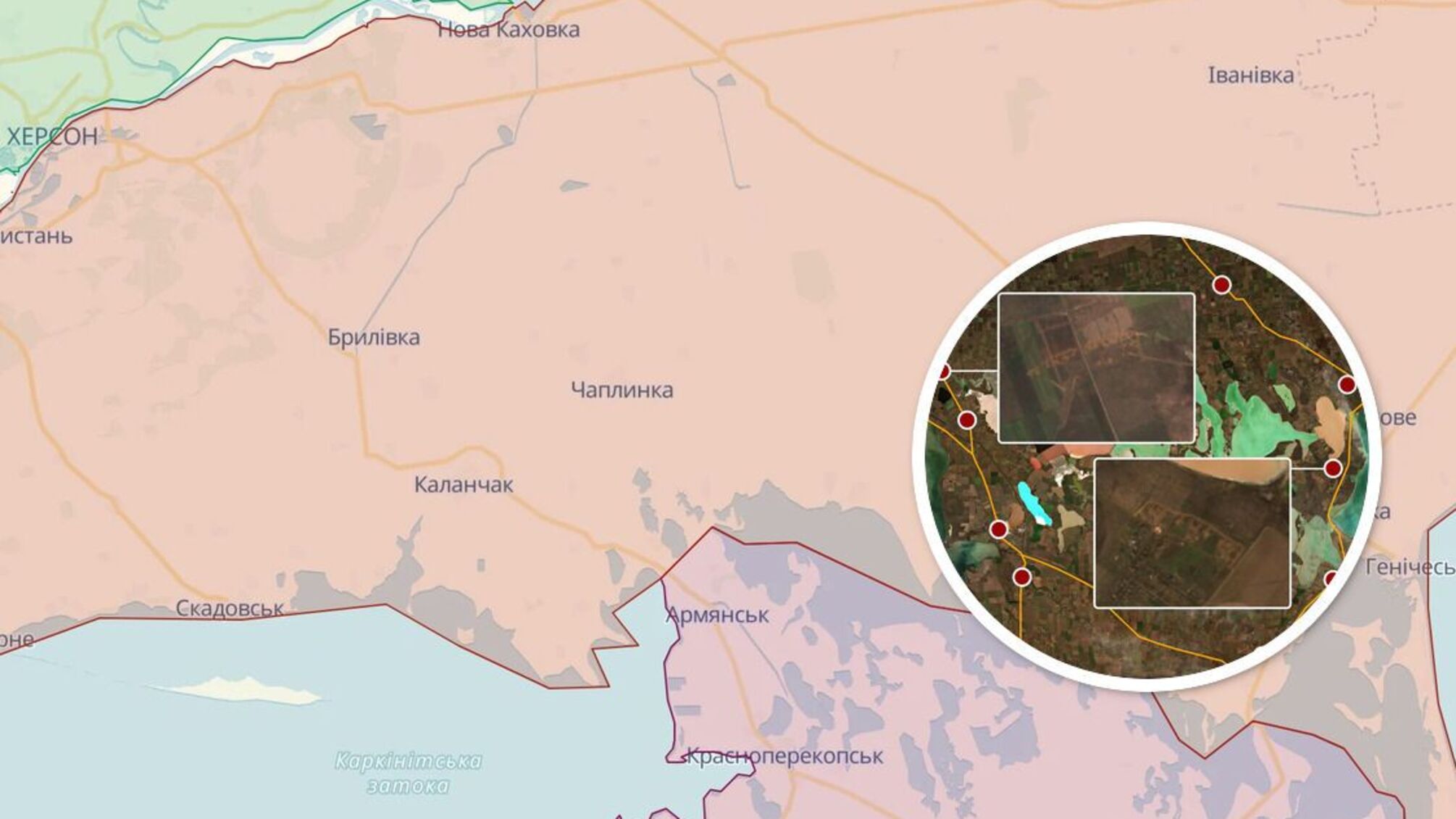 Окупанти укріплюють траси на Крим і будують нові понтонні переправи на півдні Херсонщини
