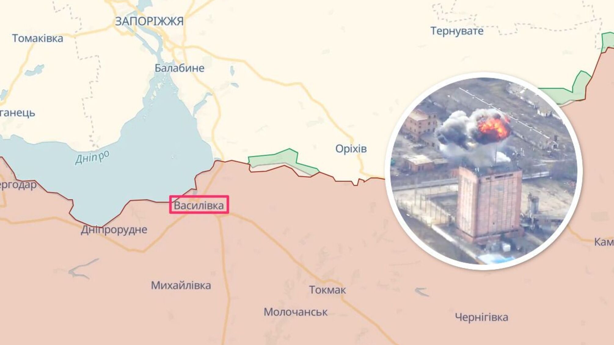 На Запорожском фронте летает 'Аист': 128-я ОГШБр взорвала центр связи рф (видео)