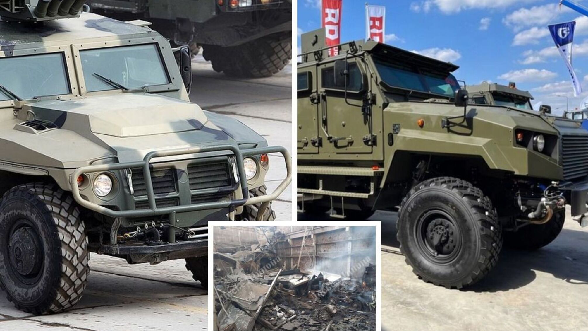 ГАЗ-2330 'Тигр' и З-СТС 'Ахмат' армии рф - возможные цели РСЗО HIMARS в Марьинке Донецкой области