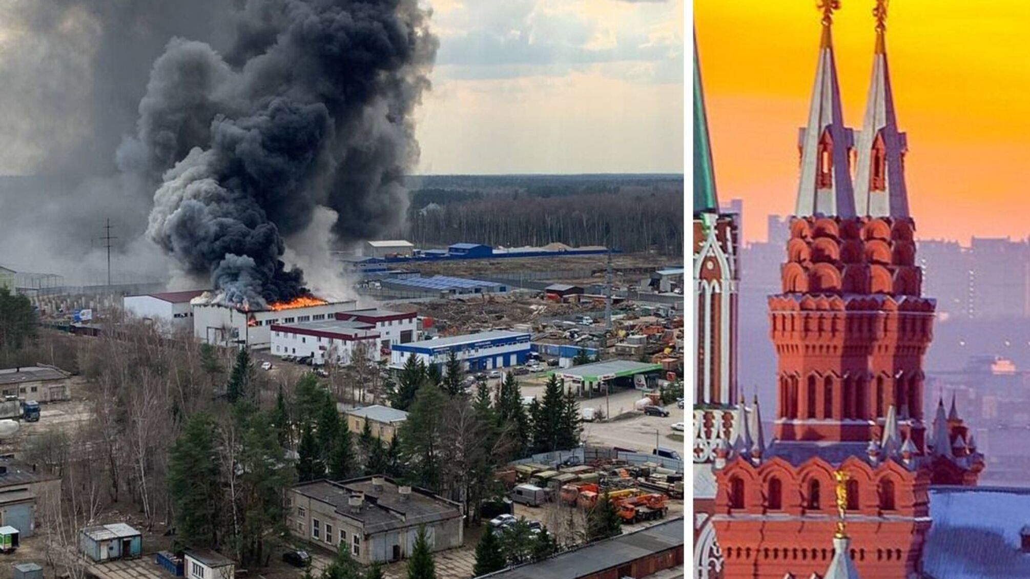 Під Москвою – вибухає і палає: пожежа охопила 1 тис. кв. м – що відомо