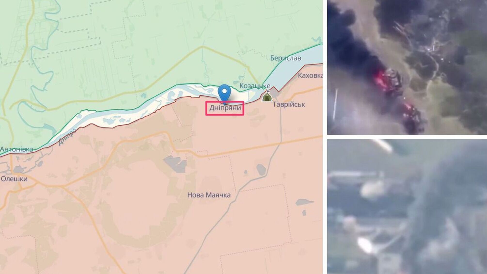 ВСУ уничтожили два вражеских танка и грузовик на оккупированной территории Херсонщины