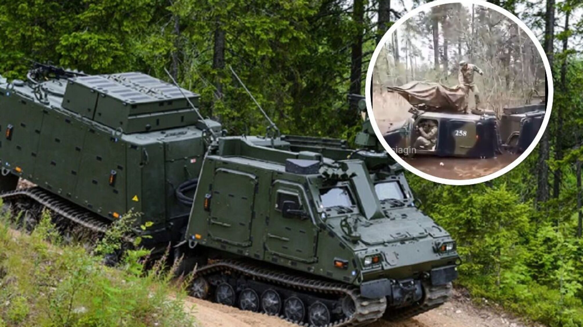 Шведский вездеход BvS 10 Viking 'Викинг' уже работает в Украине.