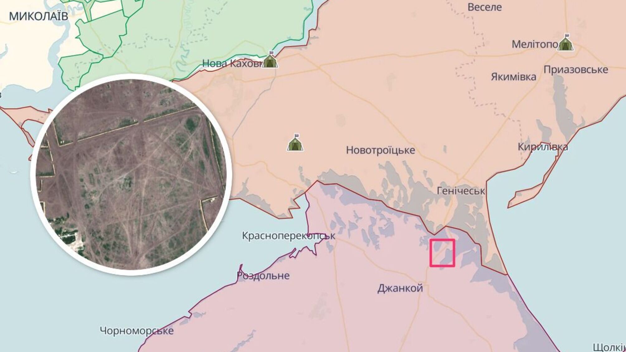 Россияне опустошили базу на севере Крыма и задействуют 'альтернативные пути' подвоза БК (снимки)