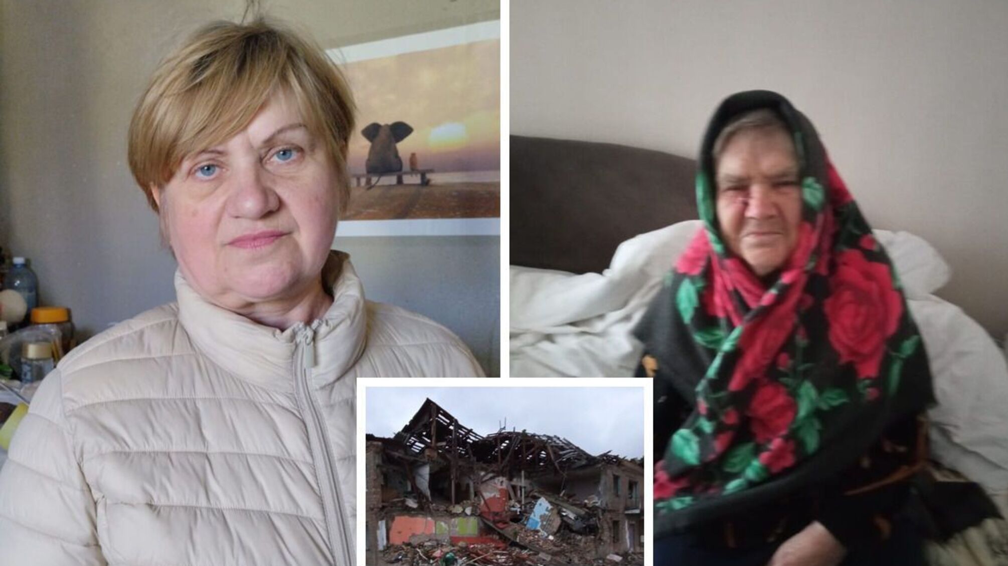 Ирина Луговая и ее 92-летняя мама уехали из Бахмута почти год назад