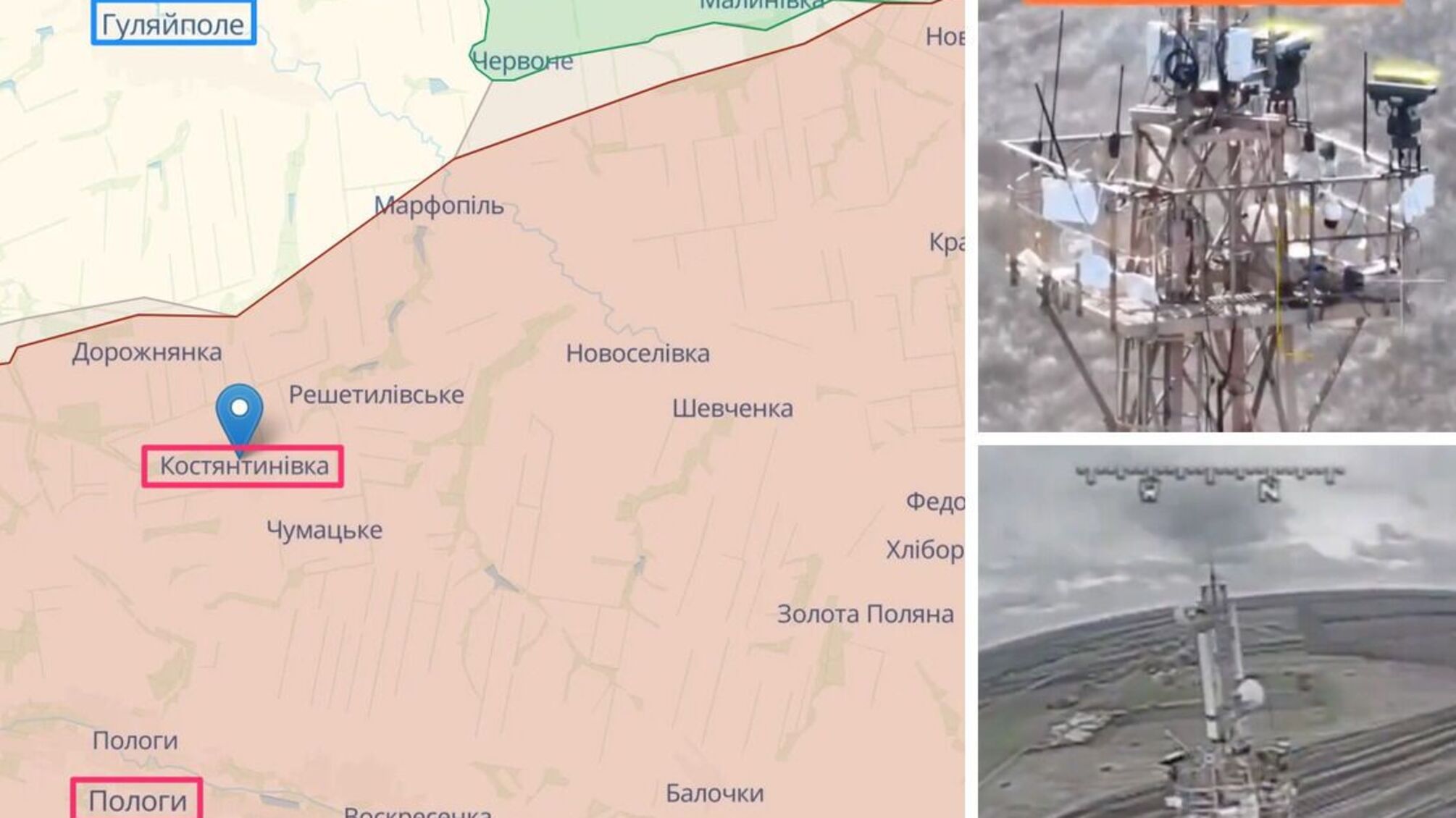 Спецпризначенці з 'Альфи' уразили спостережну вежу росіян у 10 км від Пологів (відео)