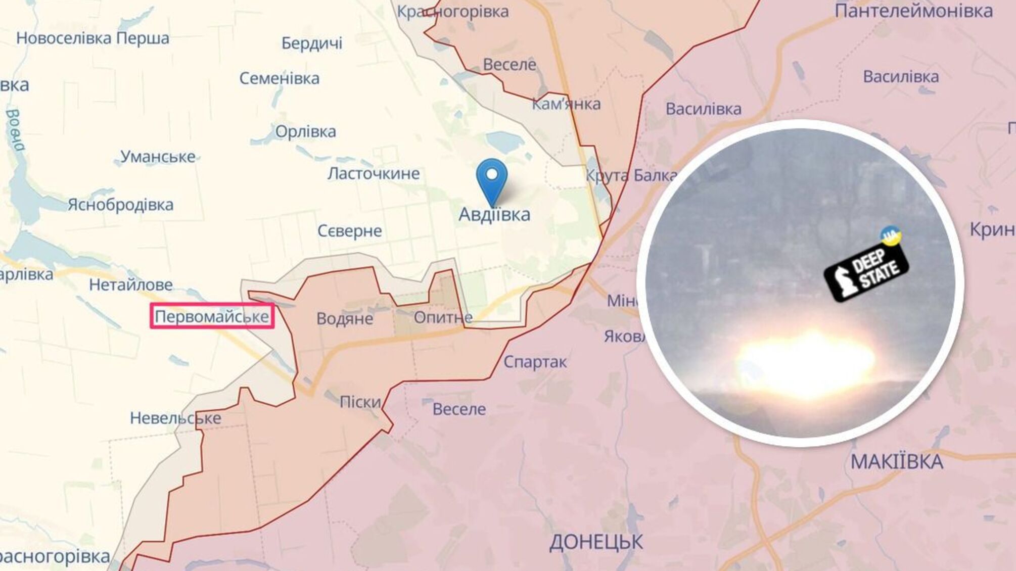 Під Авдіївкою росіяни 'накрили' власний десант термобаричними снарядами