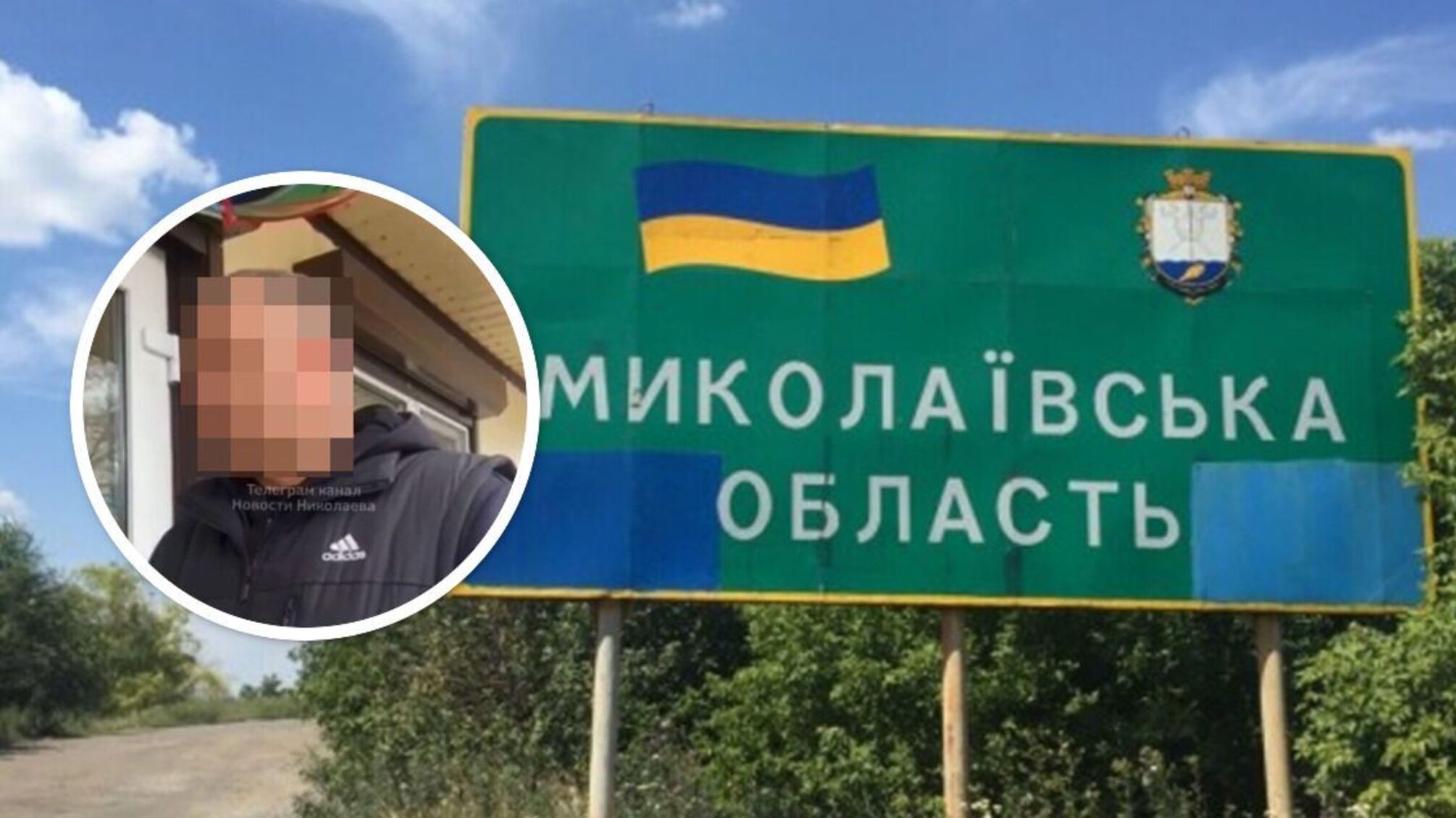 На Николаевщине мужчина пытался сорвать украинский флаг: давил на жителей села - видео