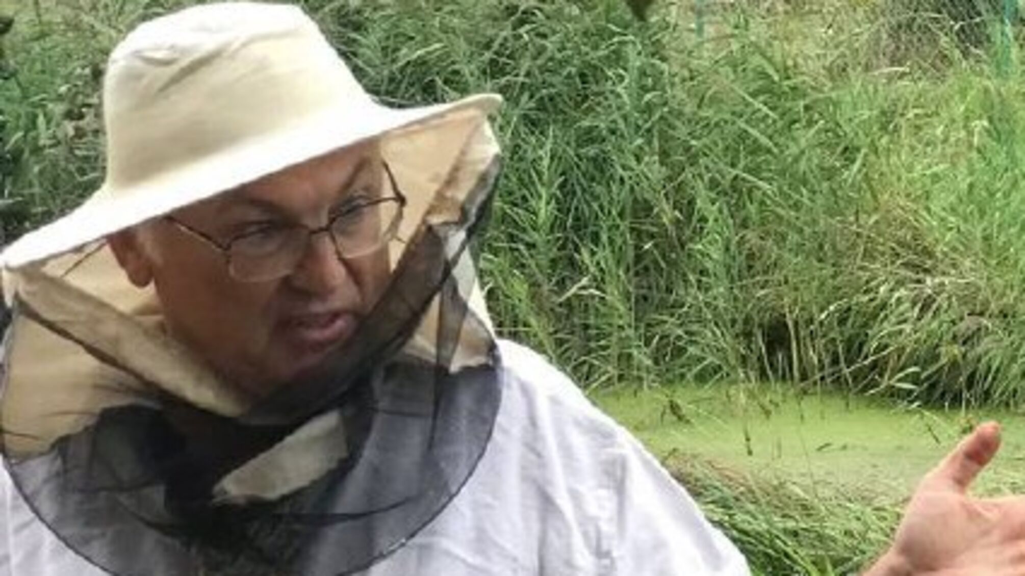 Владимир Стретович на своей пасеке