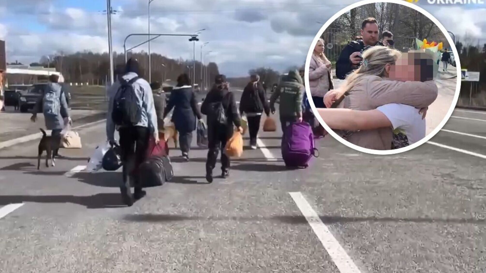 Украинские дети возвращаются после скитаний в рф