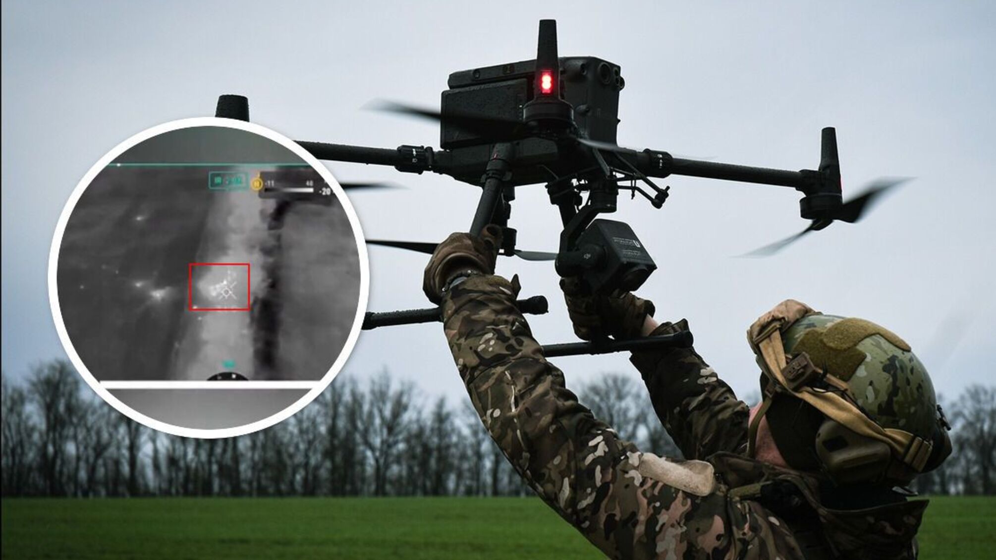 Дрон 46 ОАэмбр ВСУ, который наводит украинскую артиллерию на врага