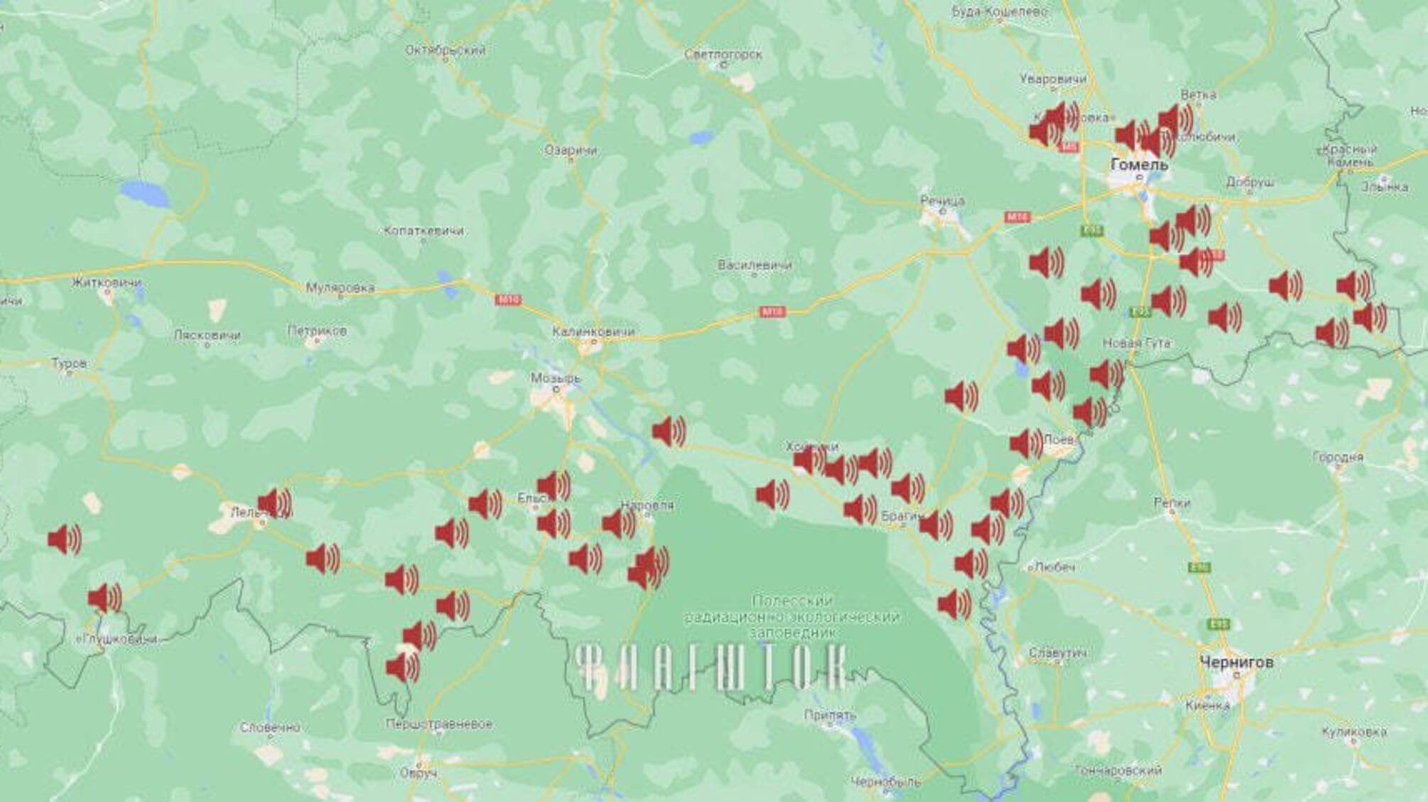 В селах Беларуси на границе с Украиной массово устанавливают систему запуска сирен