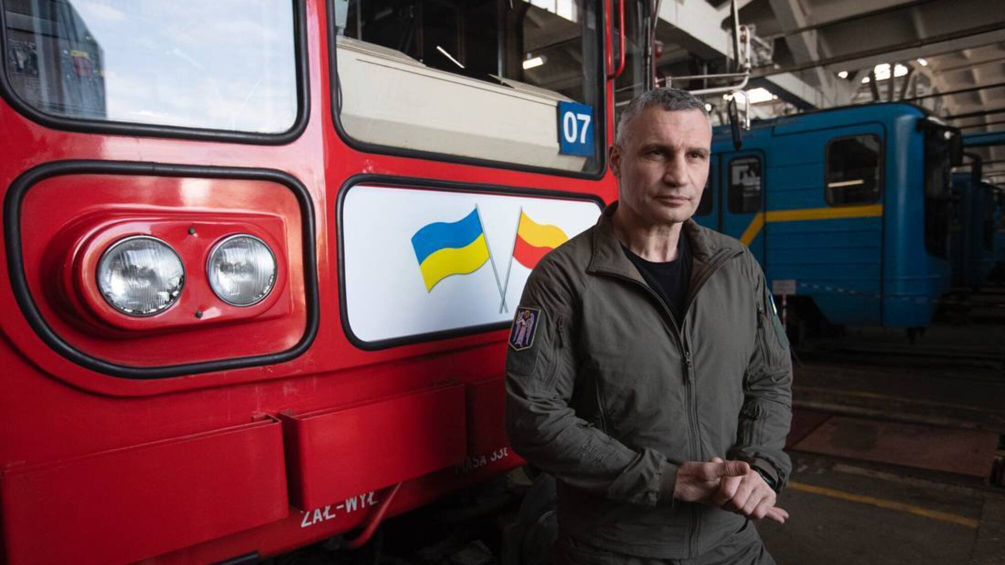 Киев получил партию подержанных вагонов метро от Варшавы