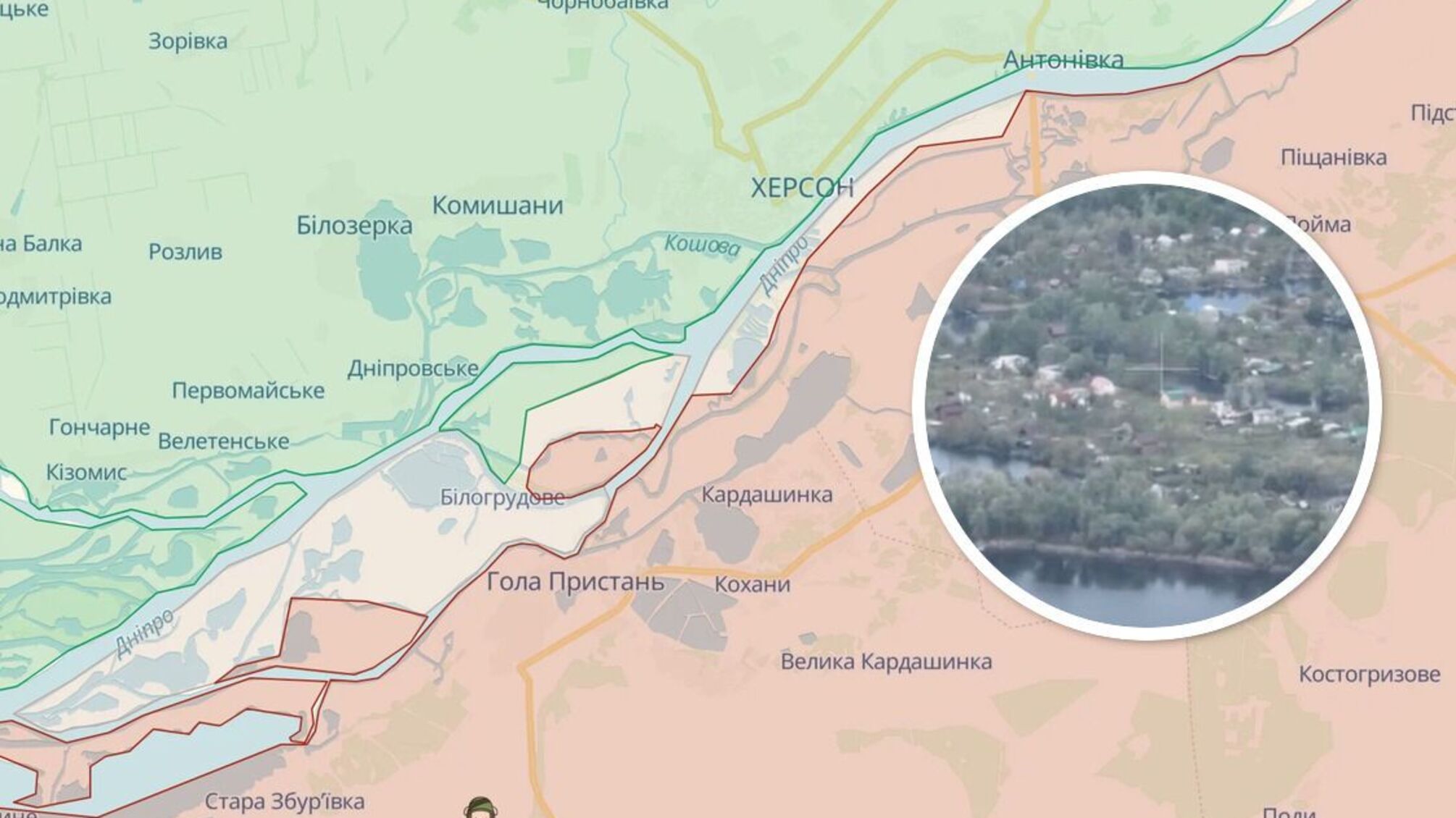 Оккупанты, вероятно, отошли с ряда позиций на островах в дельте Днепра под Херсоном
