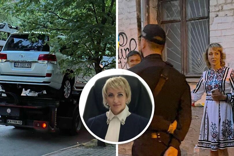 На столичном Подоле разразился конфликт между семьей судьи Жовноватюк и эвакуаторами Виктория Жовноватюк. Судью не научили парковаться?