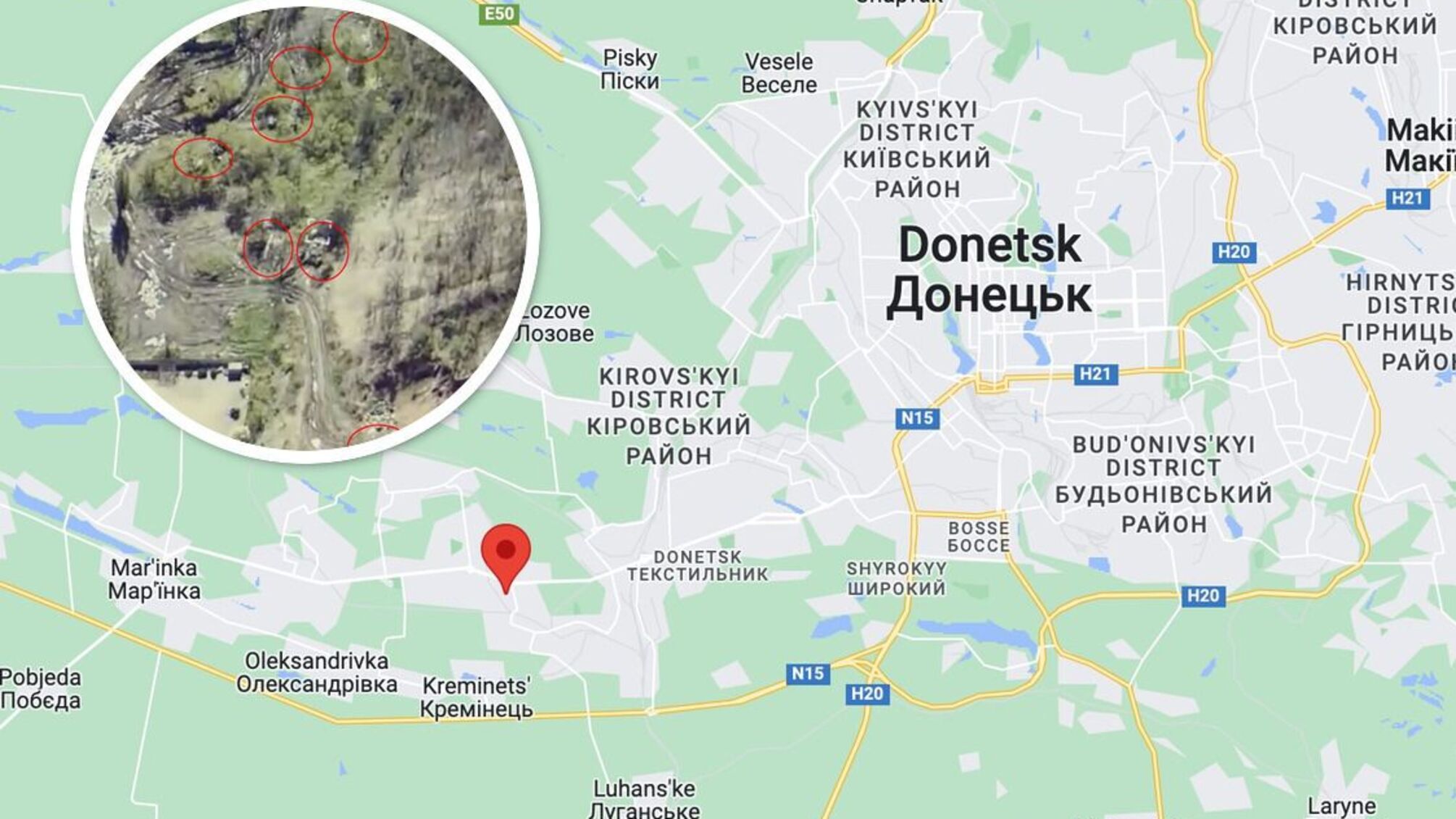 Оккупанты 'провалили' танковое наступление на Марьинку: ВСУ остановили колонну рф на окраине Донецка (снимки)