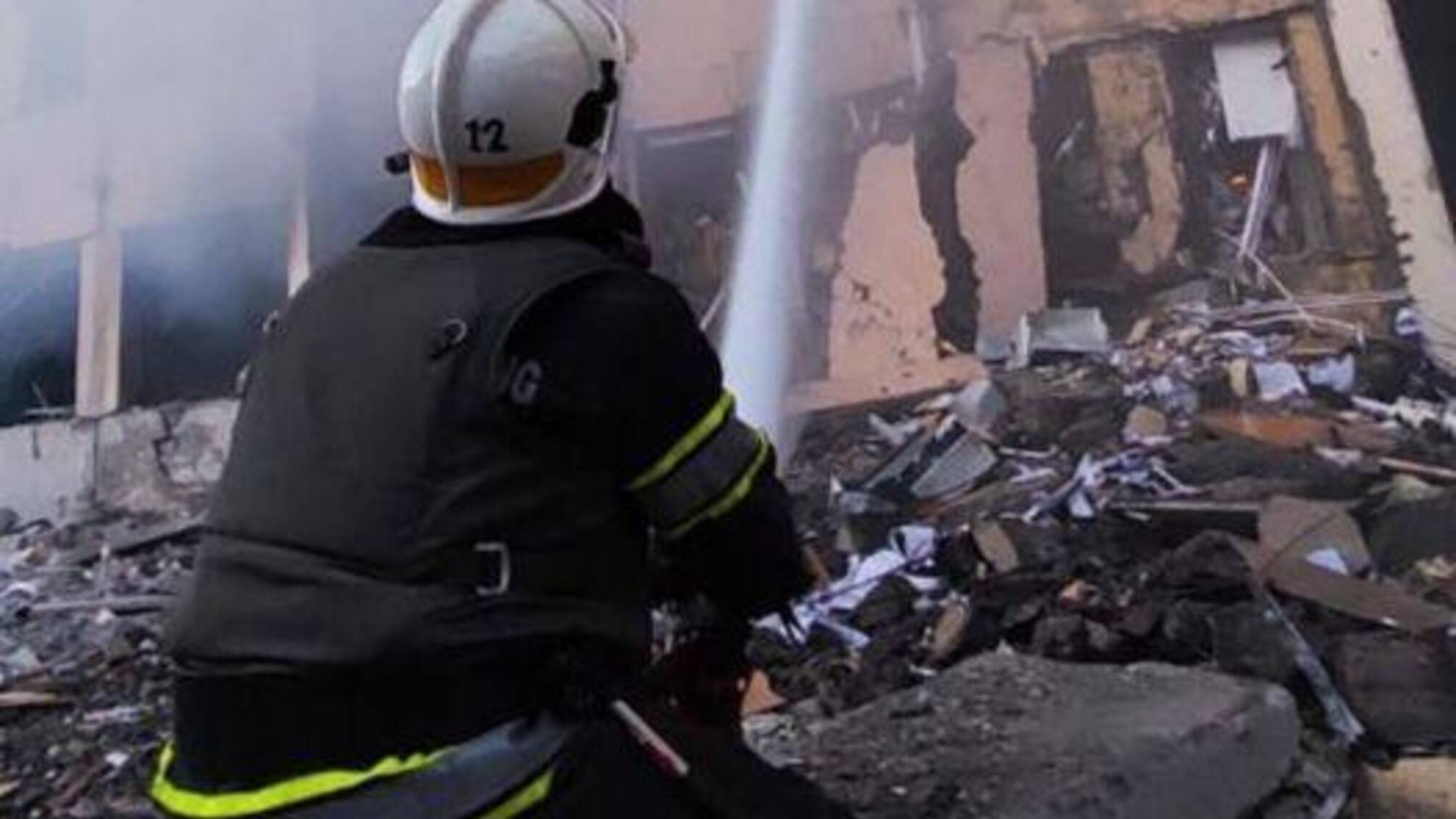 Наслідки російського ракетного удару в Кривому Розі