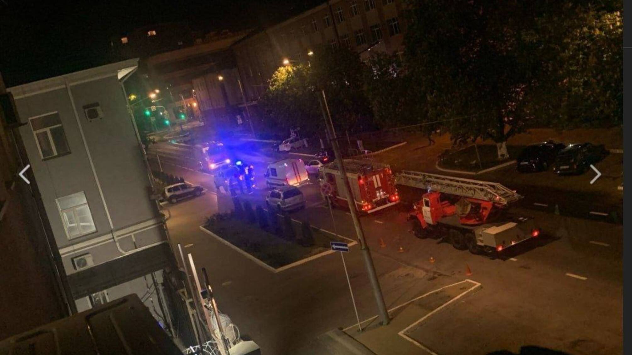В россии горит здание ФСБ