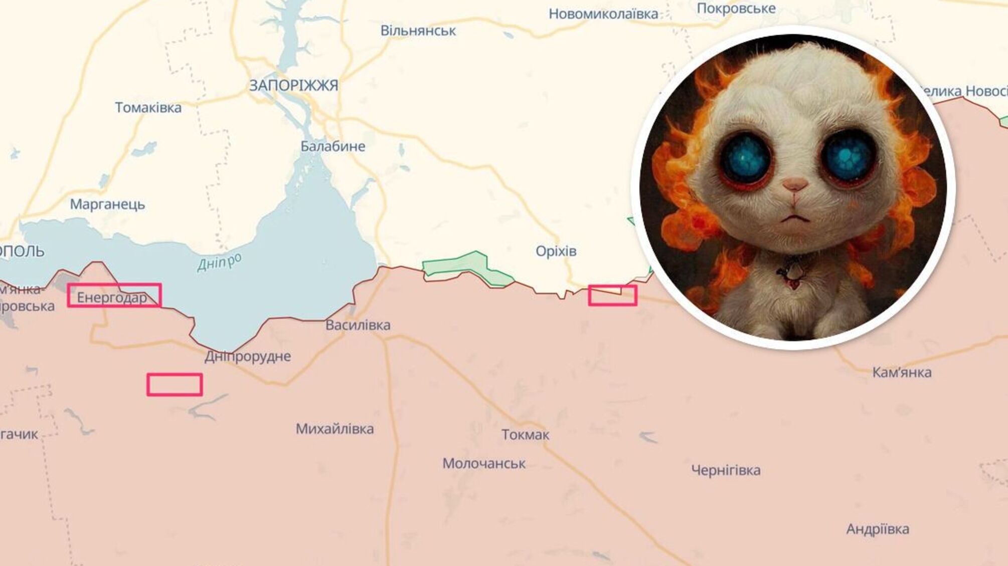 'Хлопок' на Запорожском фронте