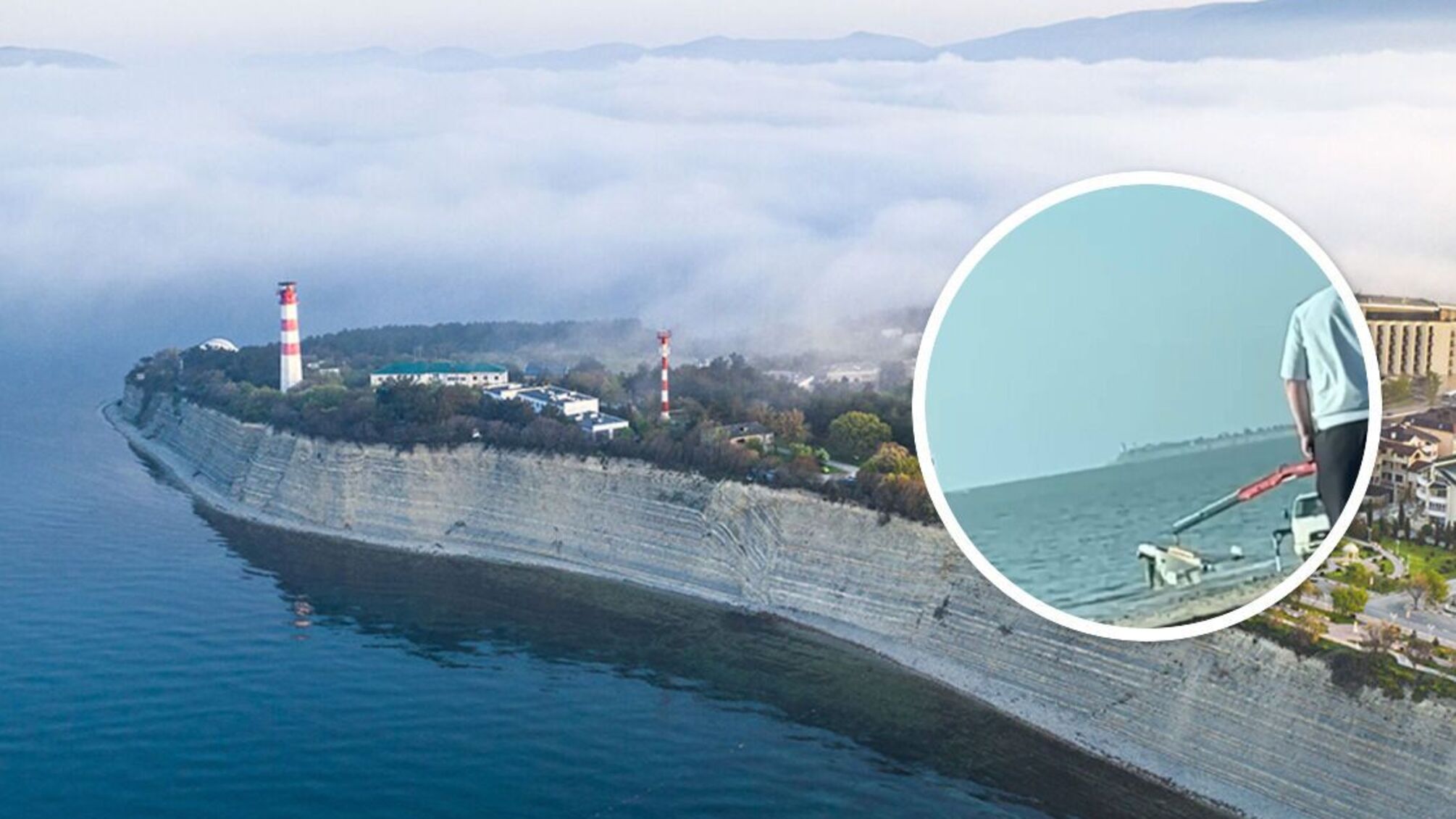 Біля російського Краснодару з моря дістали БПЛА, схожий на 'шахед'