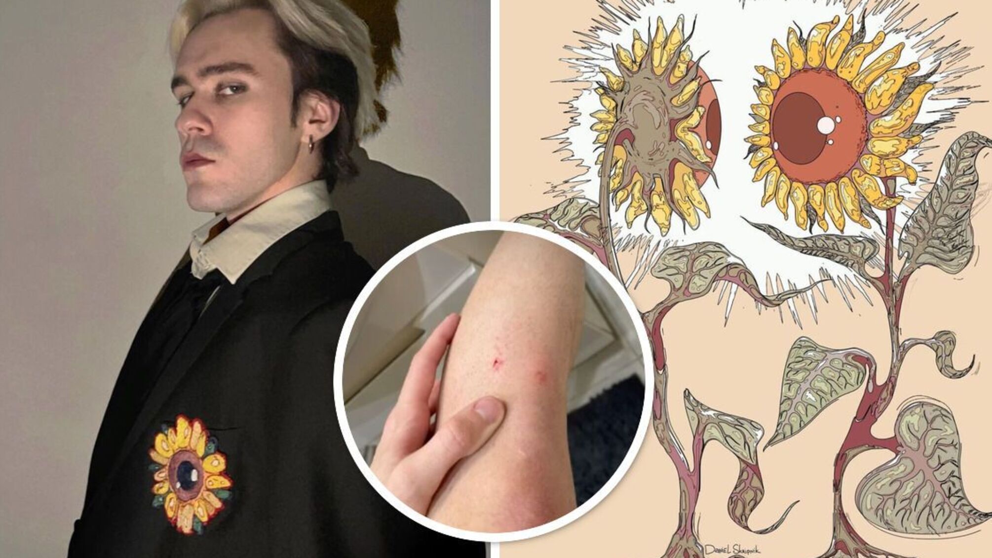 Известного украинского художника избили в центре Киева из-за внешности