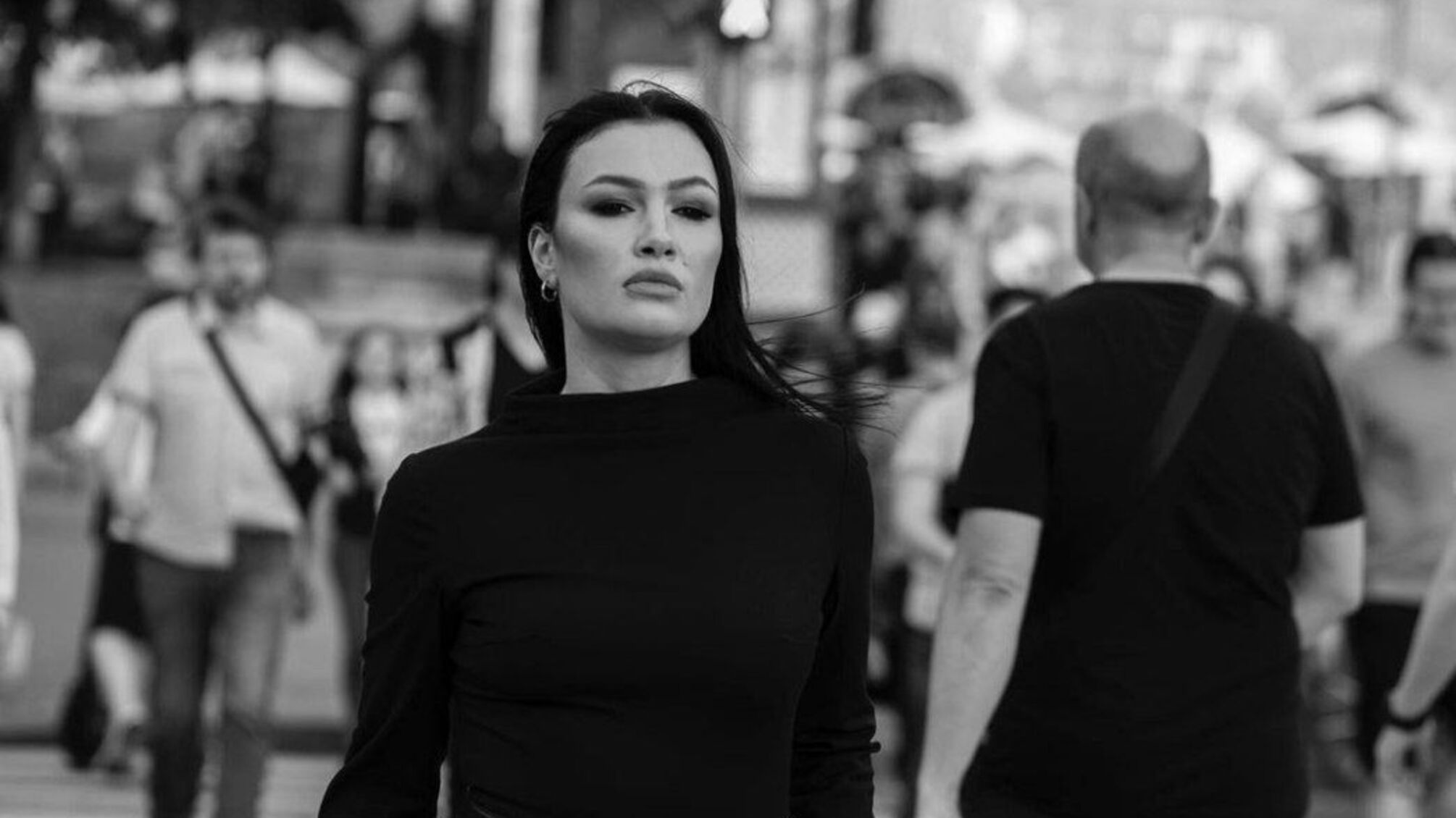 Українська співачка Анастасія Приходько в Києві