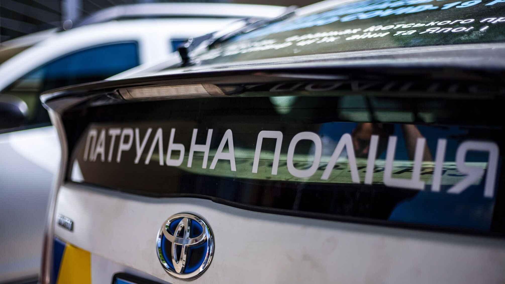 Момент атаки на Киев попал на нагрудную камеру патрульного